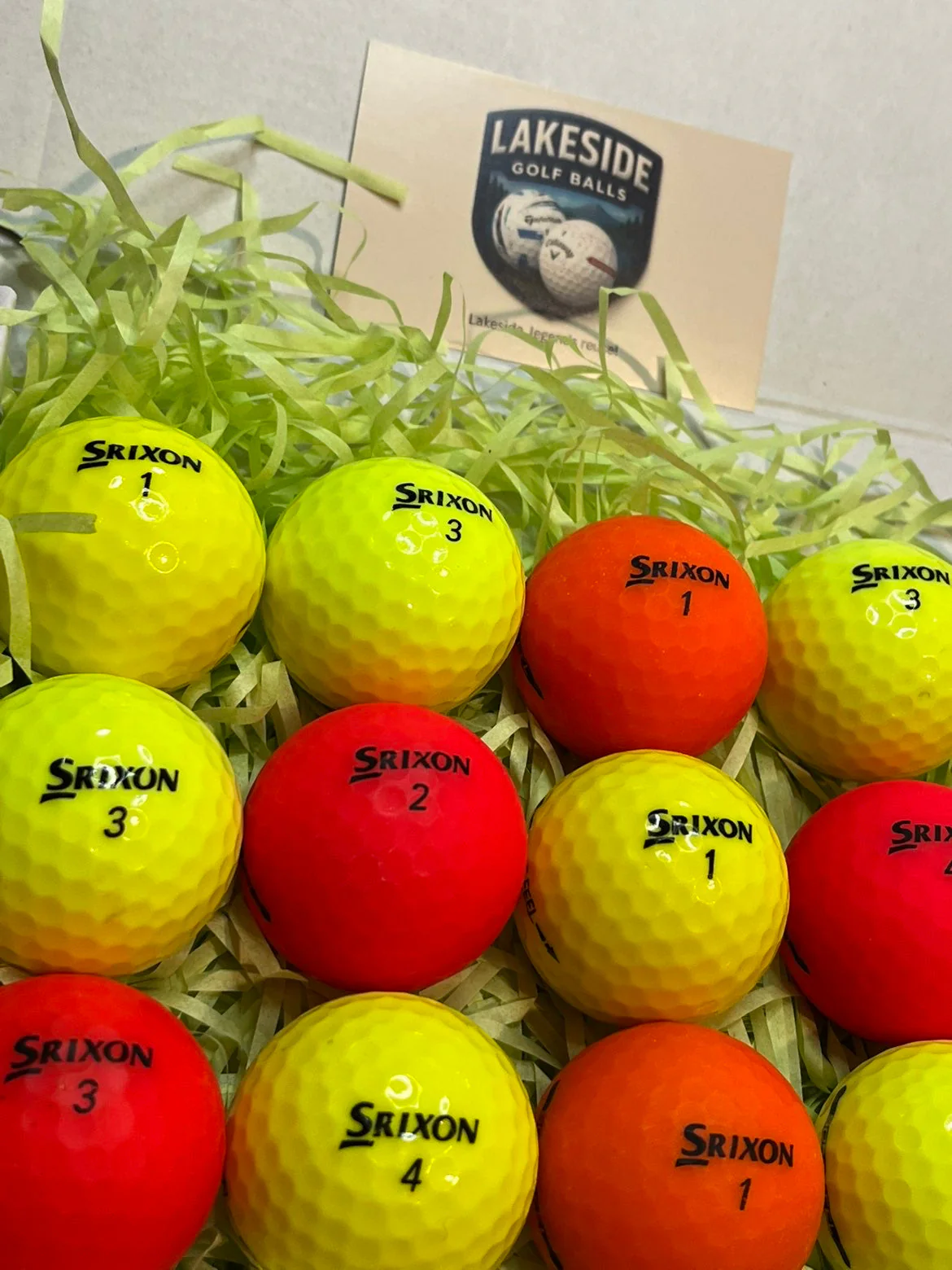 24 Srixon Softfeel Optic 24 Callaway CXR Mix White Golf Balls - Image 3