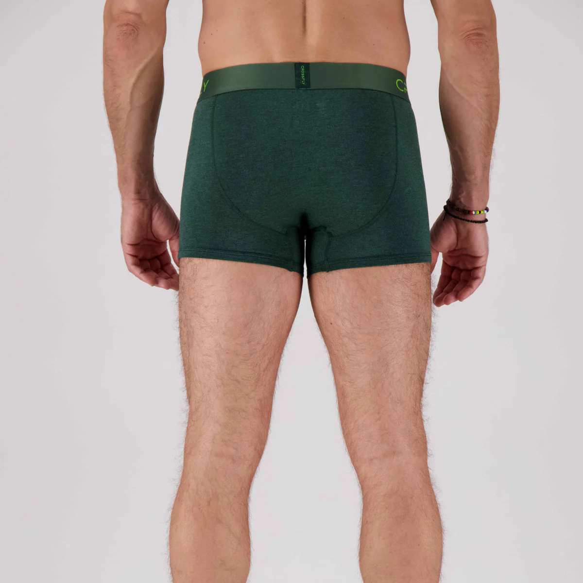 3-pack: IKON Men's 3" Trunks - Green Marle - Image 7