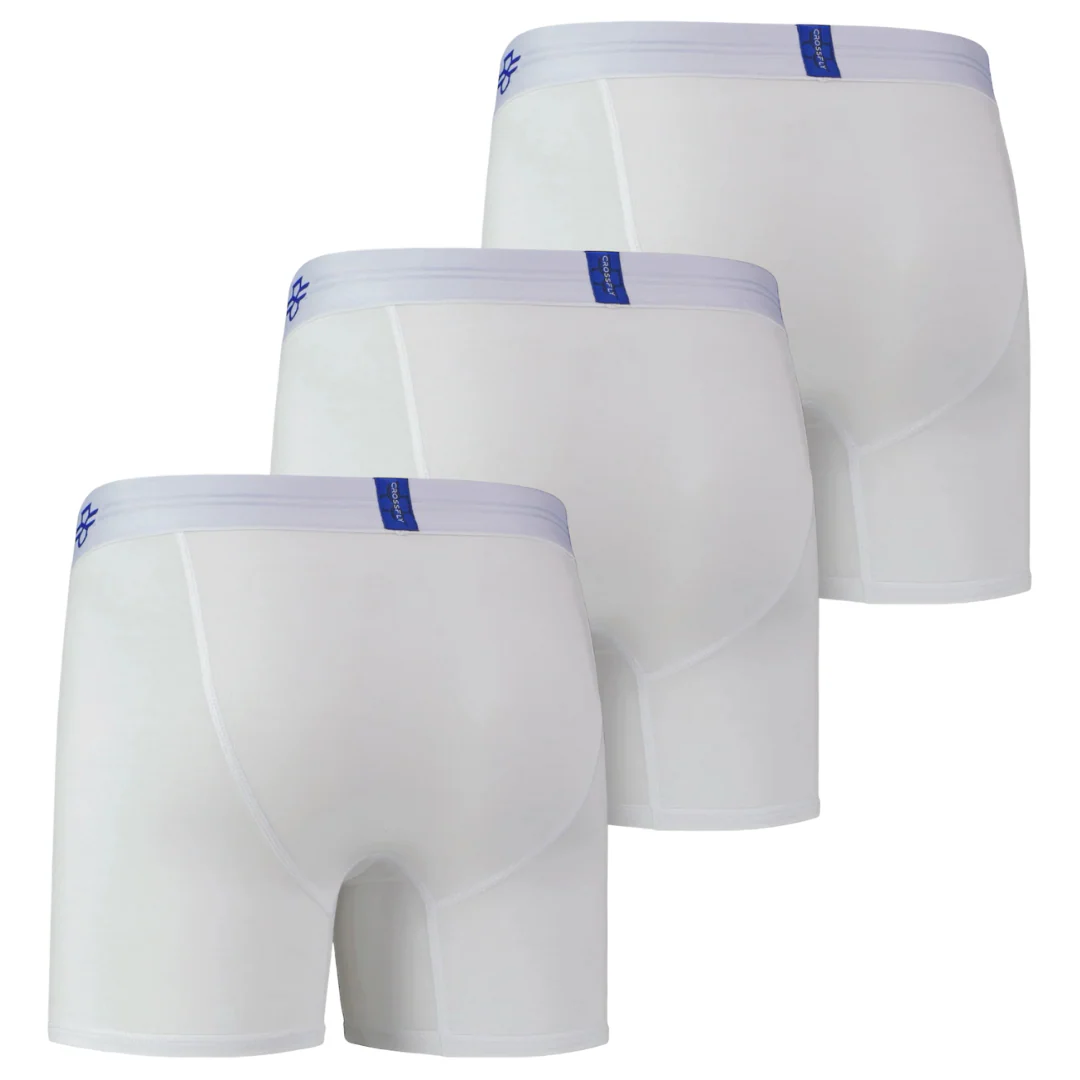 3-pack: IKON X Men's 6" Boxers - White - Image 5