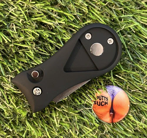 Metal Golf Ball Marker & Divot Repair Tool Combo - Image 2