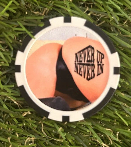 4 X Sexy Clay Poker Chips - Golf Ball Markers - Image 2