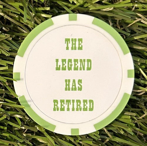 6 Retirement Poker Chips - Image 3