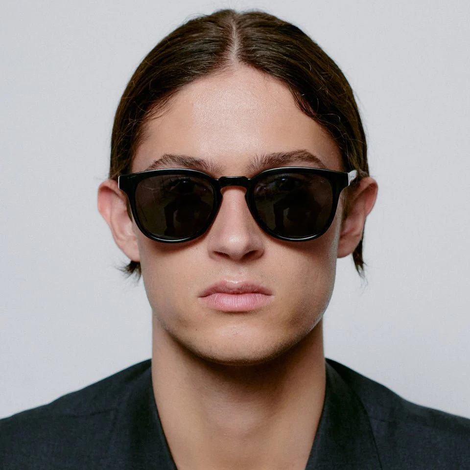 Black Square Sunglasses for Large Faces | UV400 | A.KJÆRBEDE Bate - Image 8