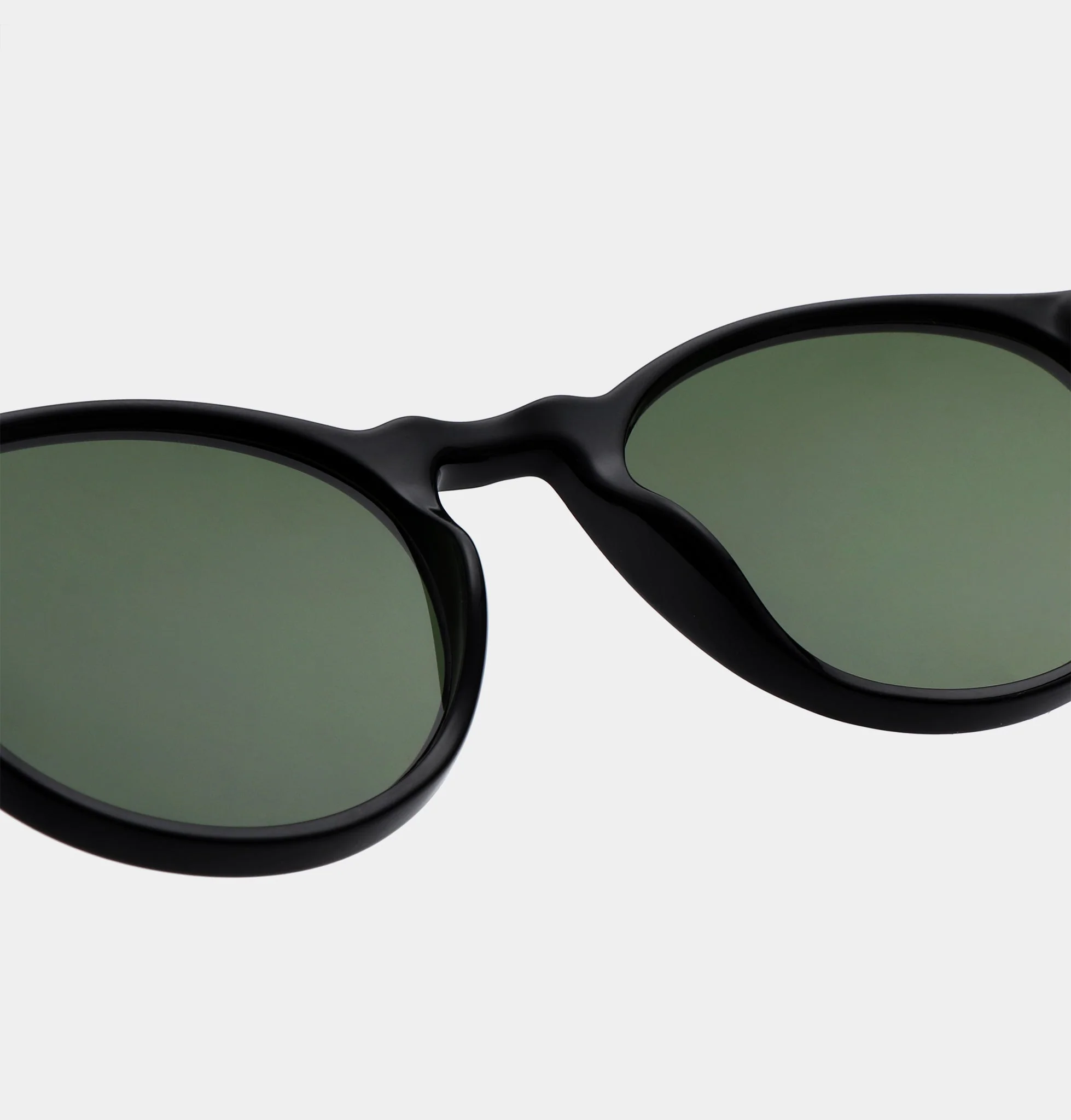 Marvin Black Round Sunglasses Unisex UV400 by AKJAERBEDE - Image 5