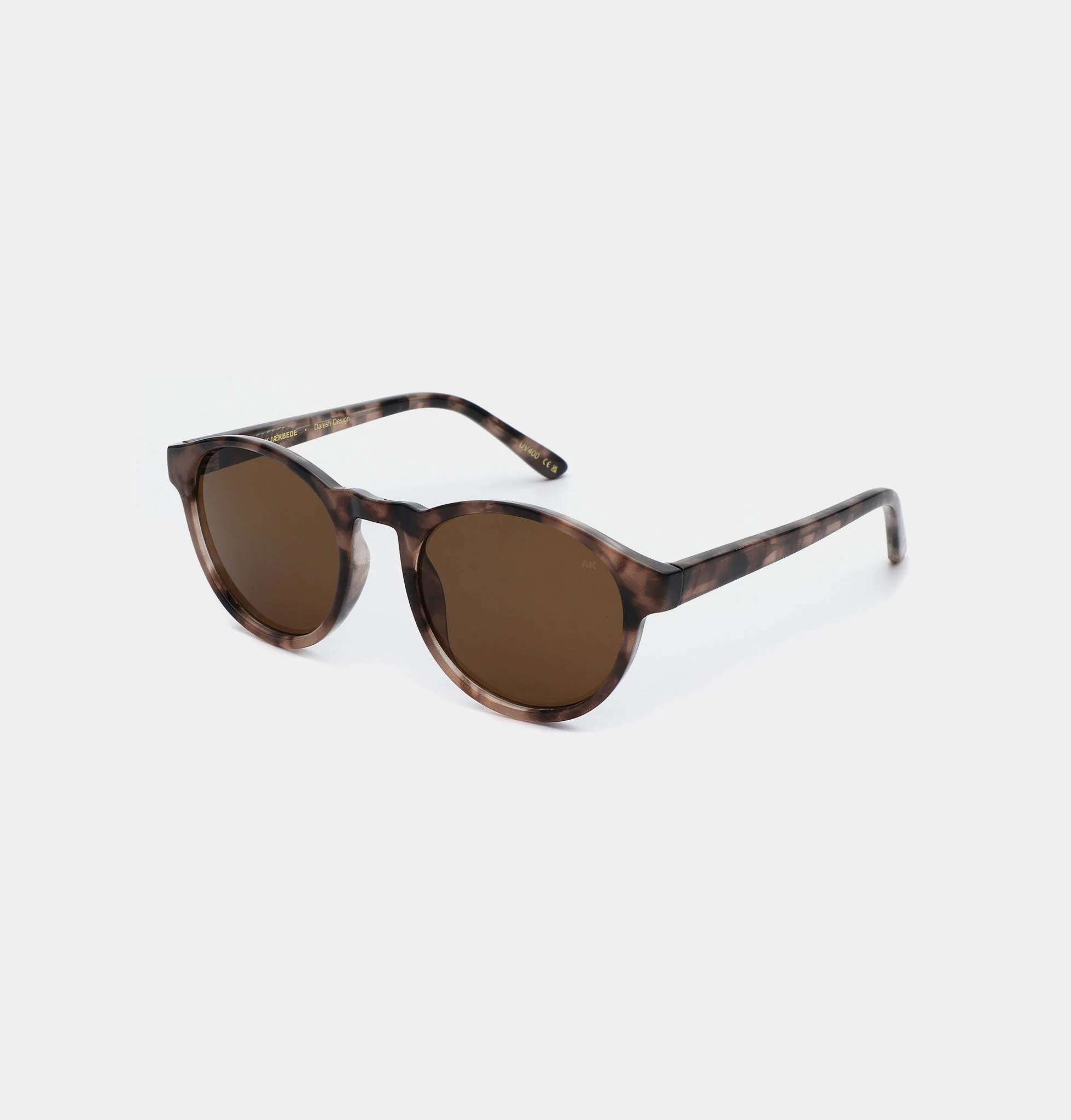 Marvin Round Tortoise Sunglasses UV400 | Unisex by AKJAERBEDE - Image 3