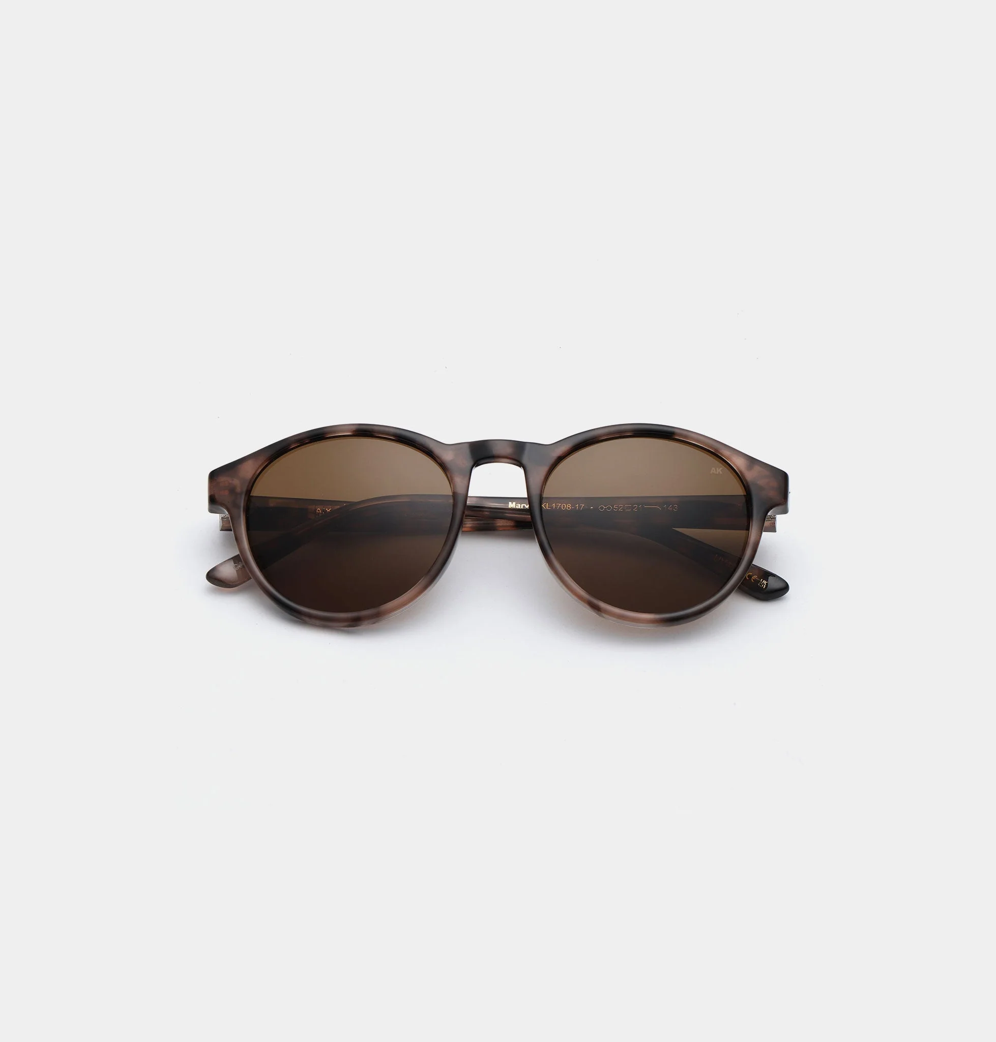 Marvin Round Tortoise Sunglasses UV400 | Unisex by AKJAERBEDE - Image 5
