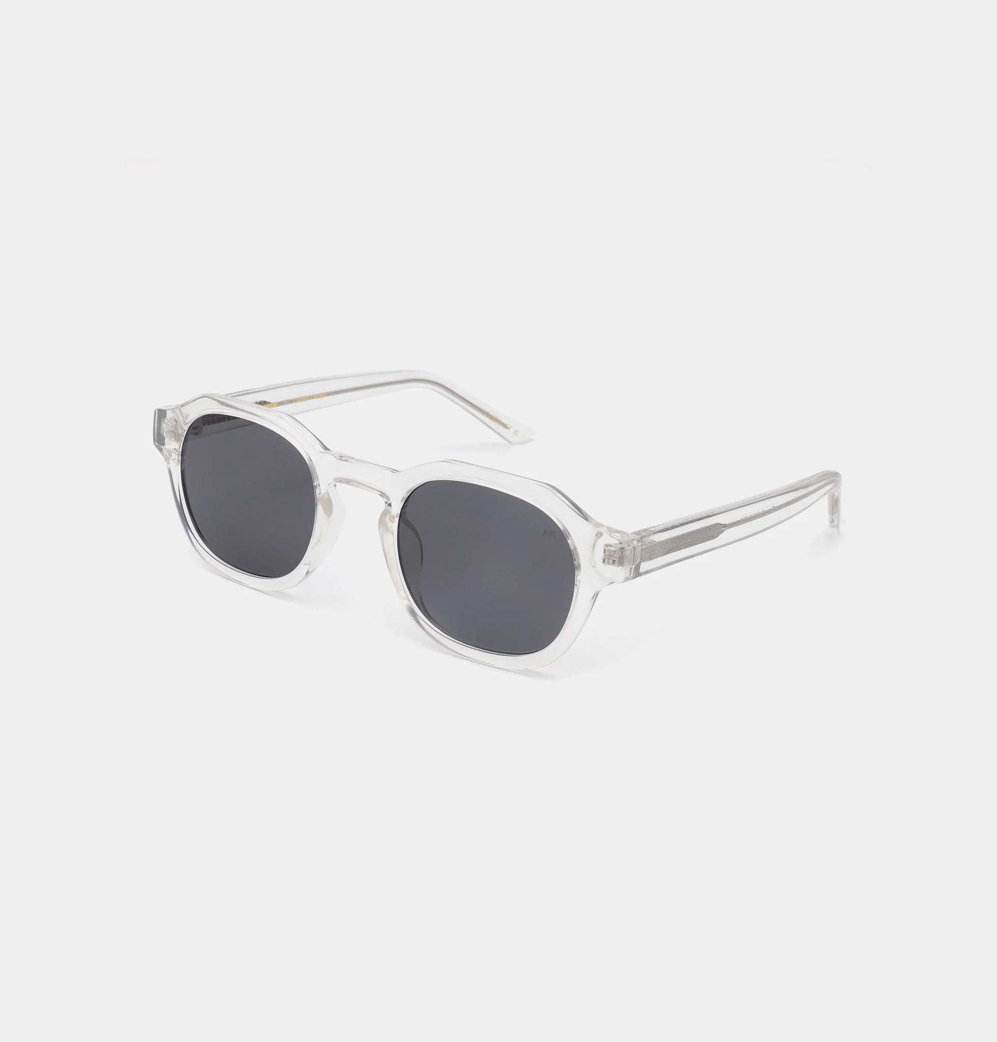 A.KJÆRBEDE (AKJAERBEDE) Zan Sunglasses | Crystal Frame, Grey Lens - Image 3