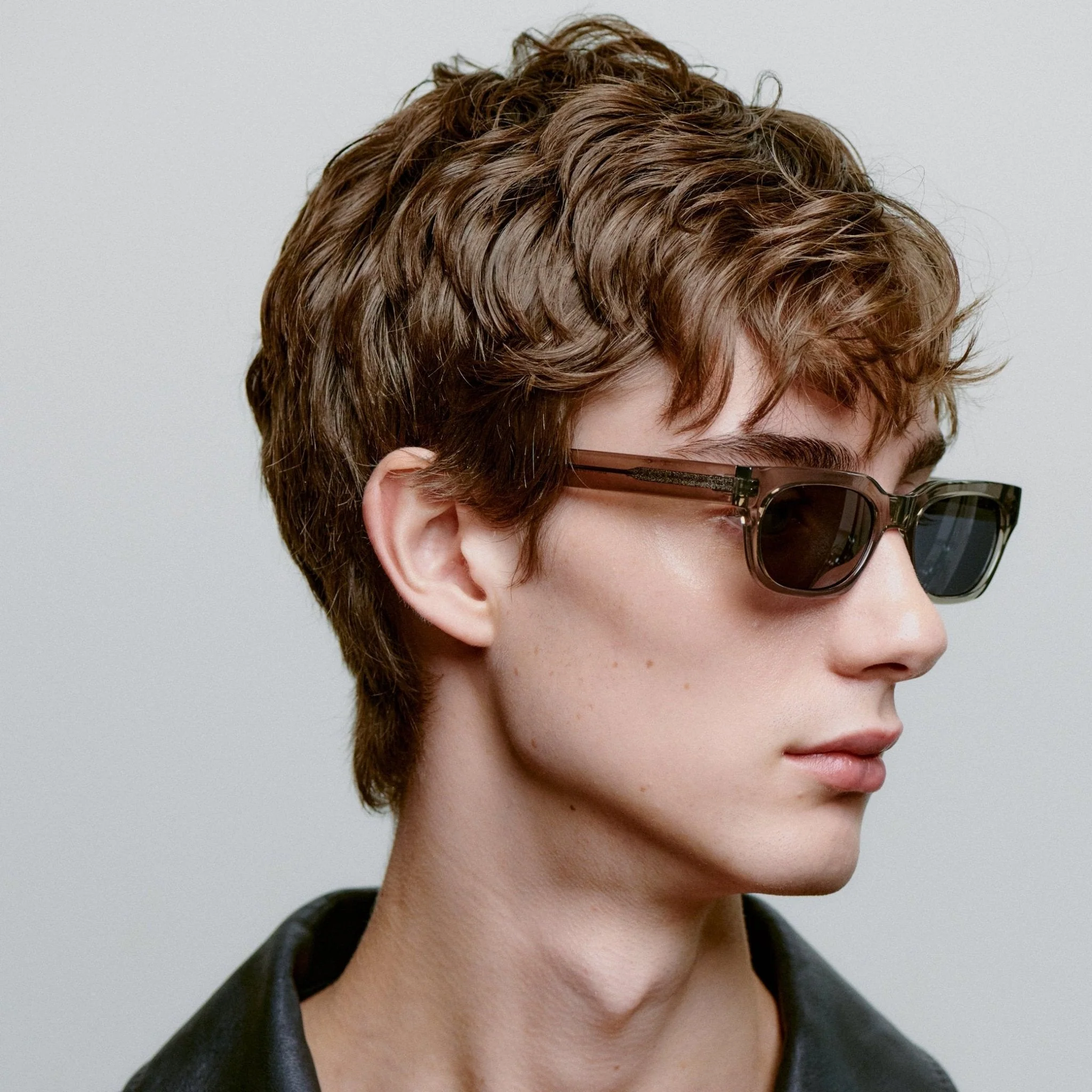 A.KJÆRBEDE BROR Sunglasses l Grey Transparent Frame - Image 4