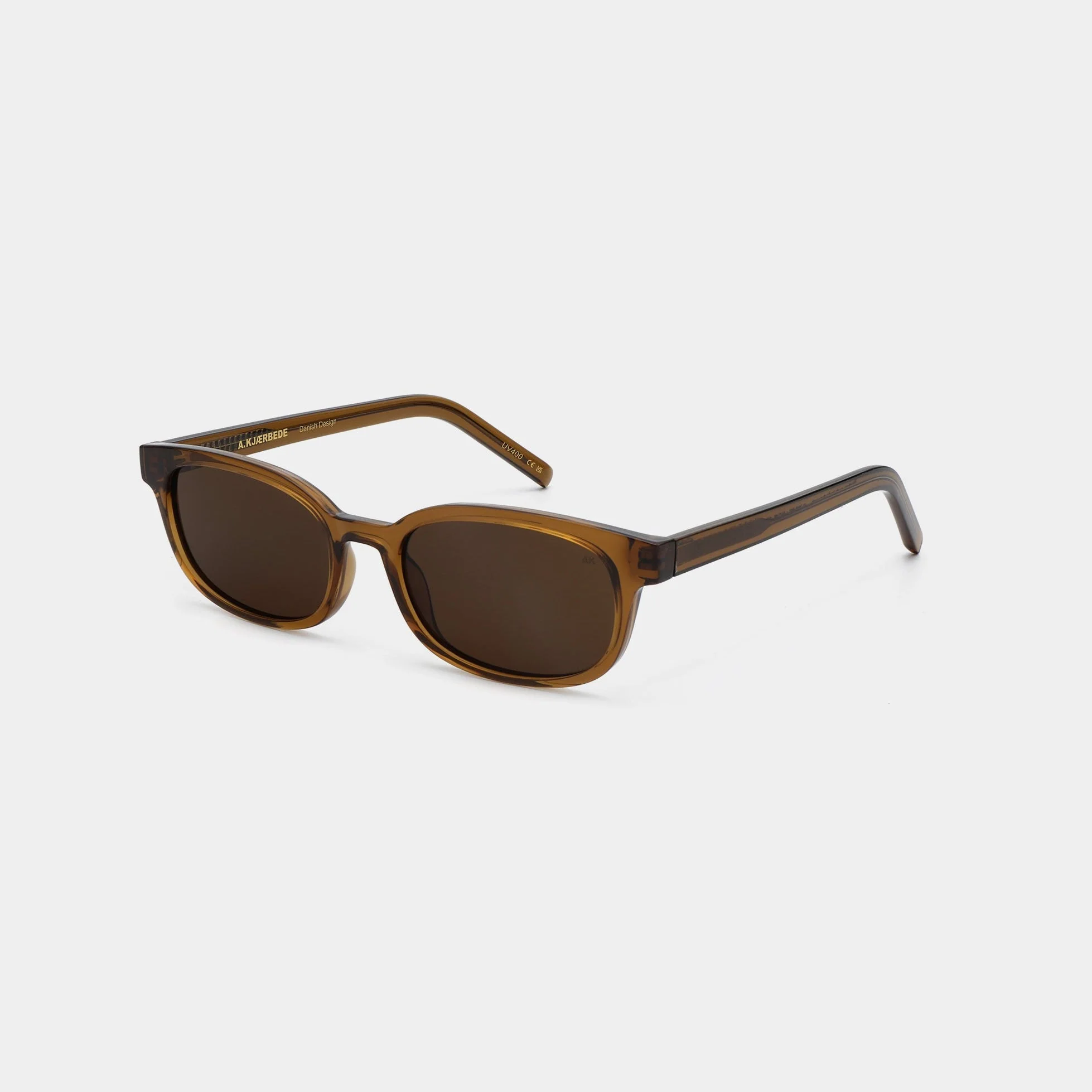 A.KJÆRBEDE CHARLIE Classic Rectangle Sunglasses - Smoke Transparent - Image 4