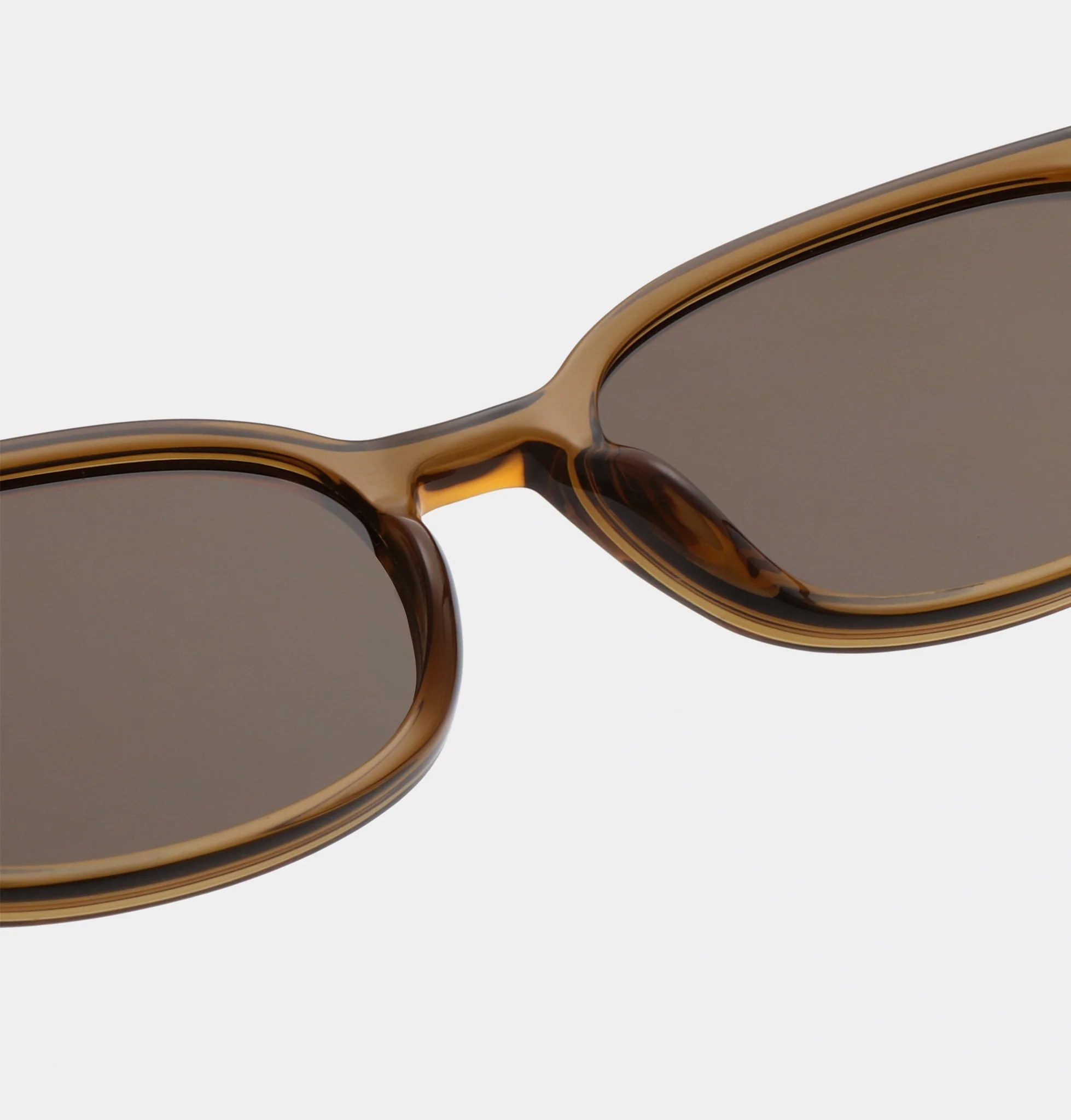 A.KJÆRBEDE CHARLIE Classic Rectangle Sunglasses - Smoke Transparent - Image 8