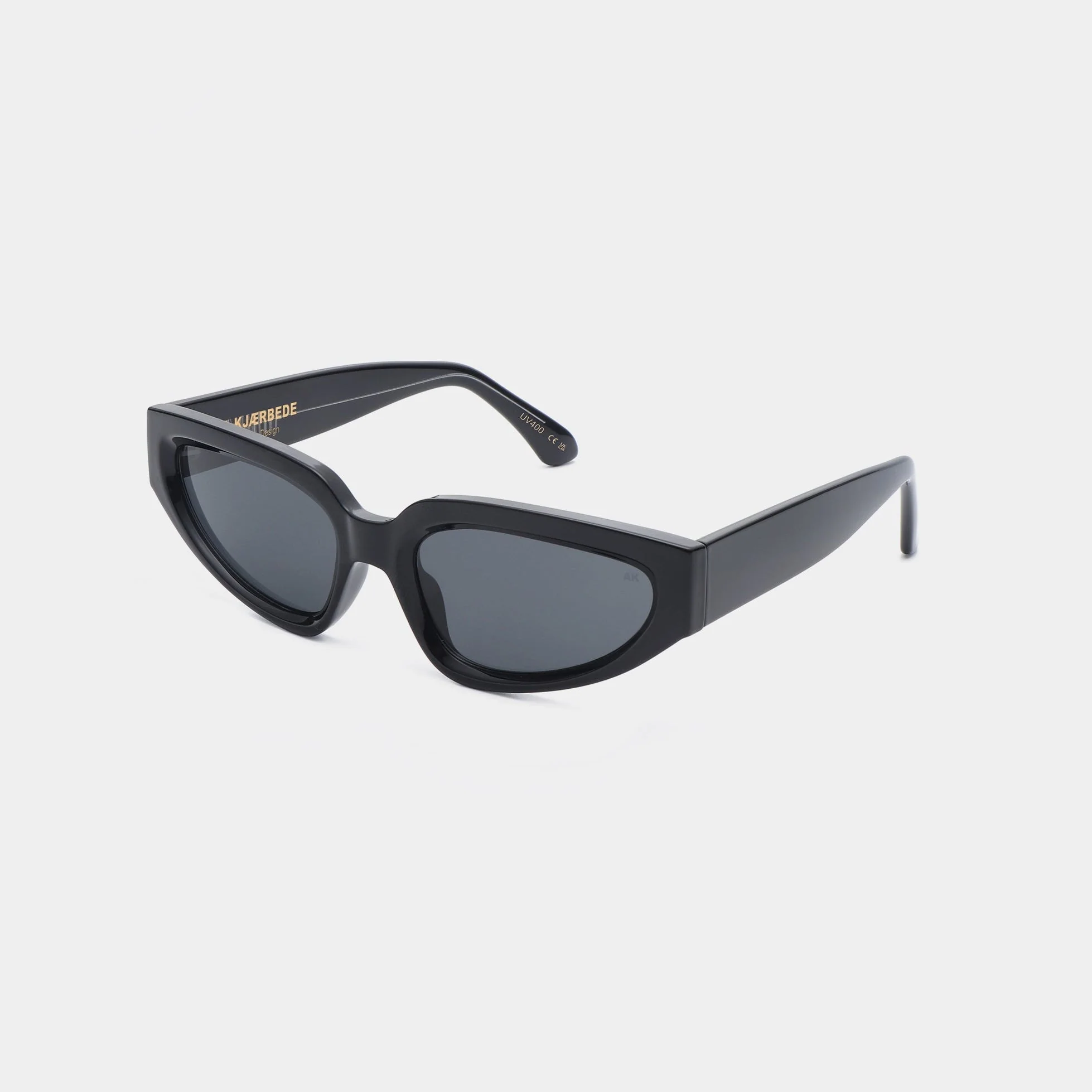 A.KJÆRBEDE ELLA Oval Cat-Eye Sunglasses l Black - Image 4