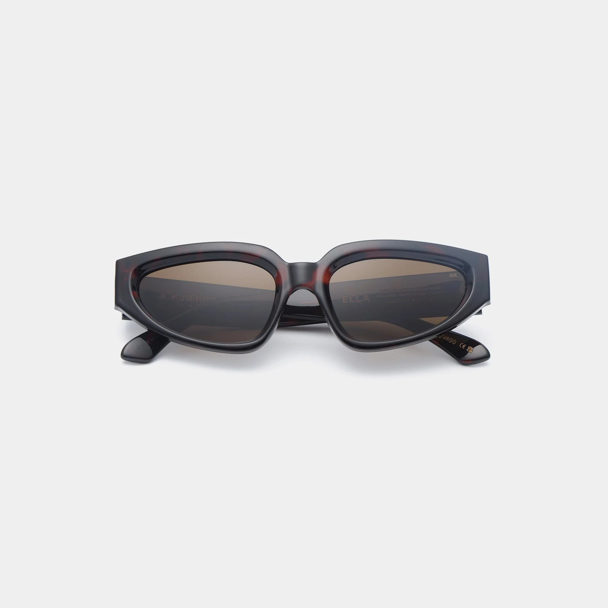 A.KJÆRBEDE ELLA Oval Cat-Eye Sunglasses l Demi Tortoise - Image 5