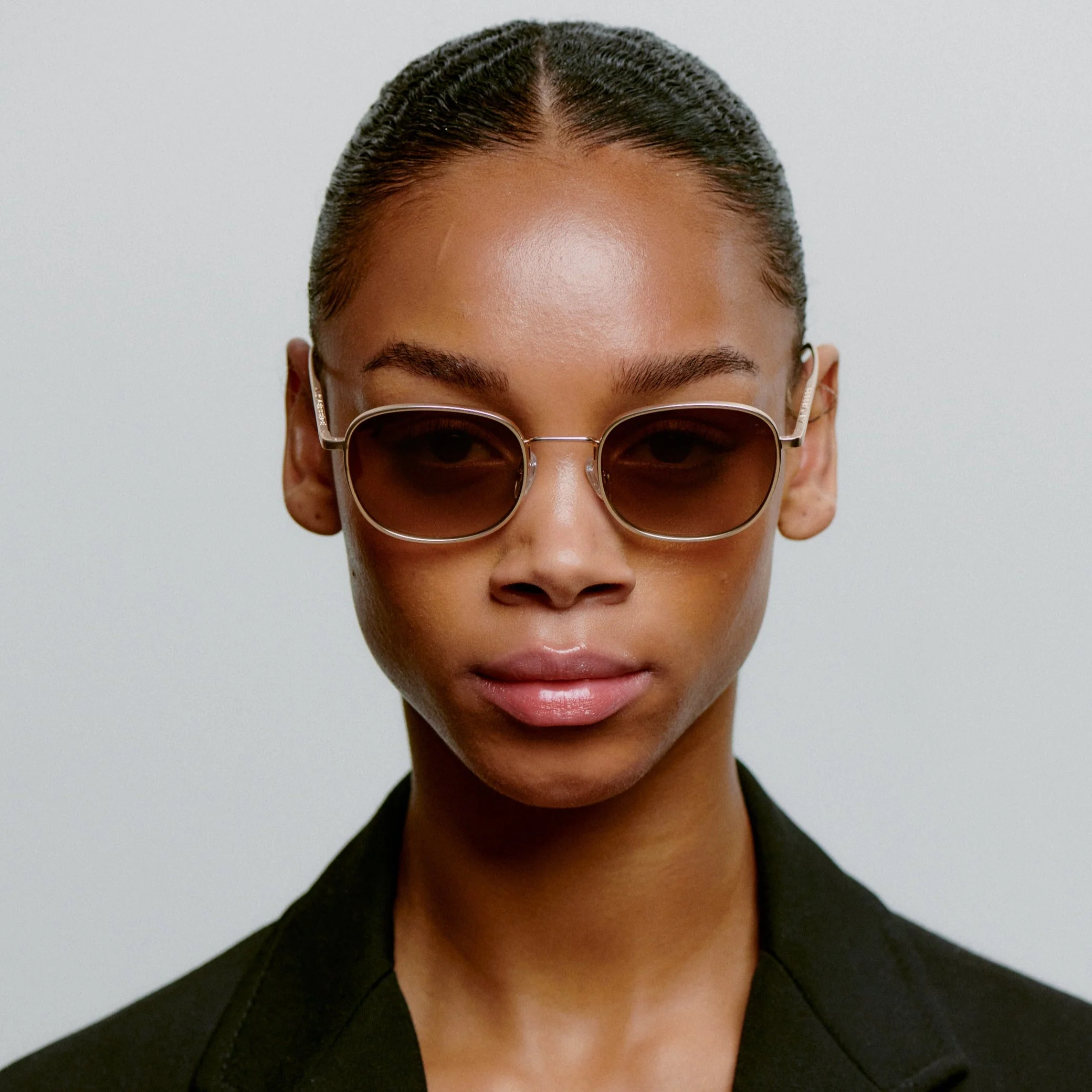 A.KJÆRBEDE HELLO Sunglasses l Matte Gold - Image 6
