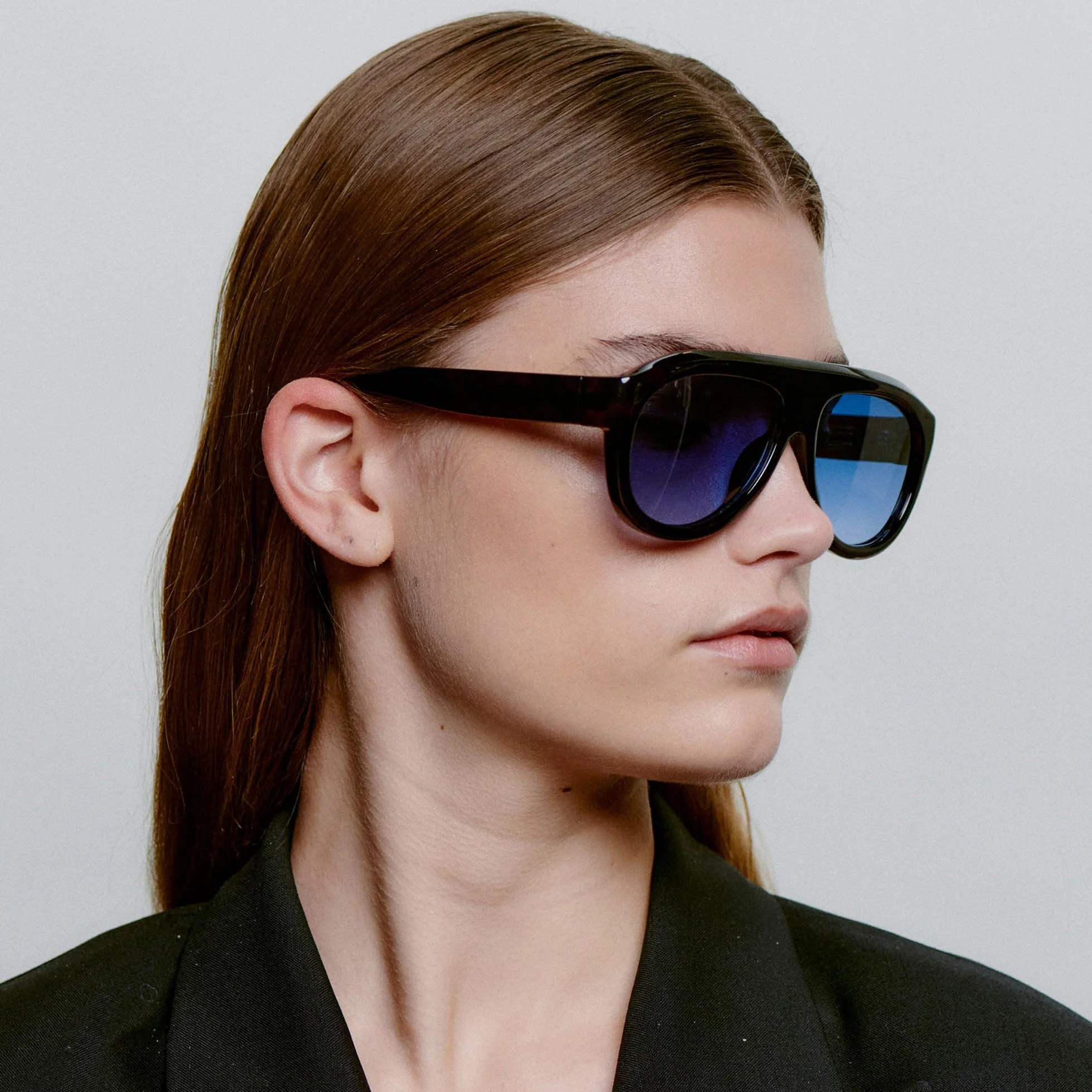 A.KJÆRBEDE RIO Sunglasses l Demi Tortoise, Blue Lens Aviator - Image 7