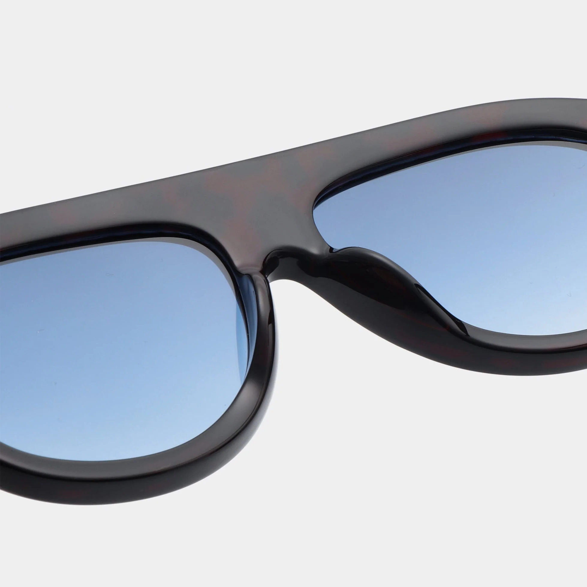 A.KJÆRBEDE RIO Sunglasses l Demi Tortoise, Blue Lens Aviator - Image 8