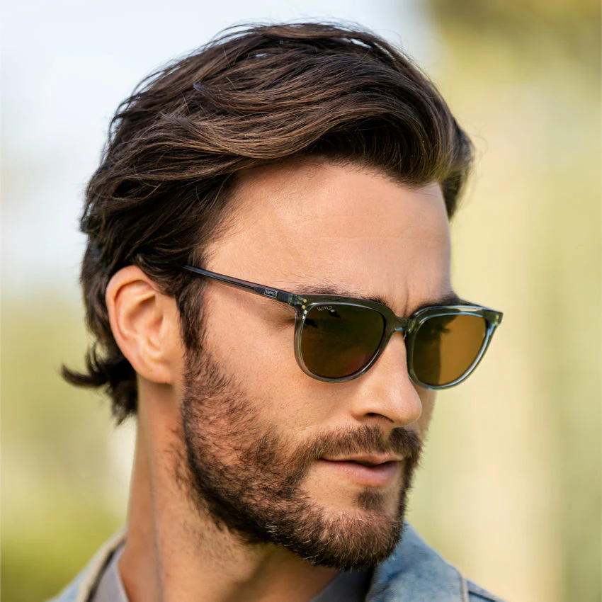 WMP Abner Unisex Polarized Acetate Sunglasses – Crystal Stone Blue - Image 3