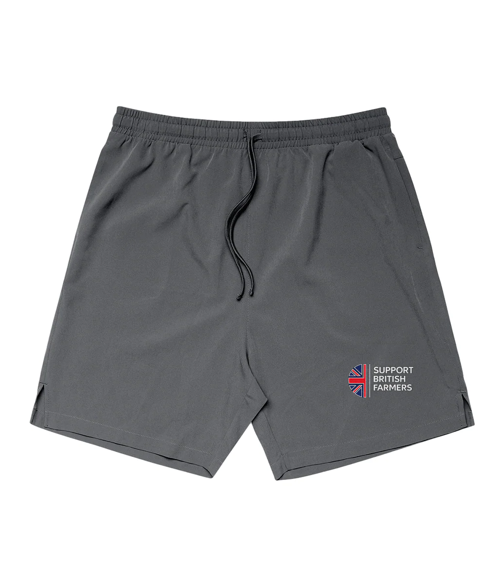Active Farmers Field Shorts 18" Black Support British Farmers - Image 2