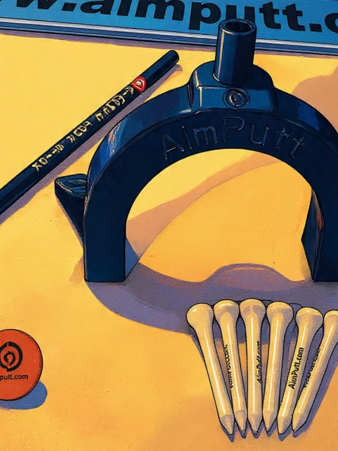 1 Aimputt Putting Training Aid . - Image 4