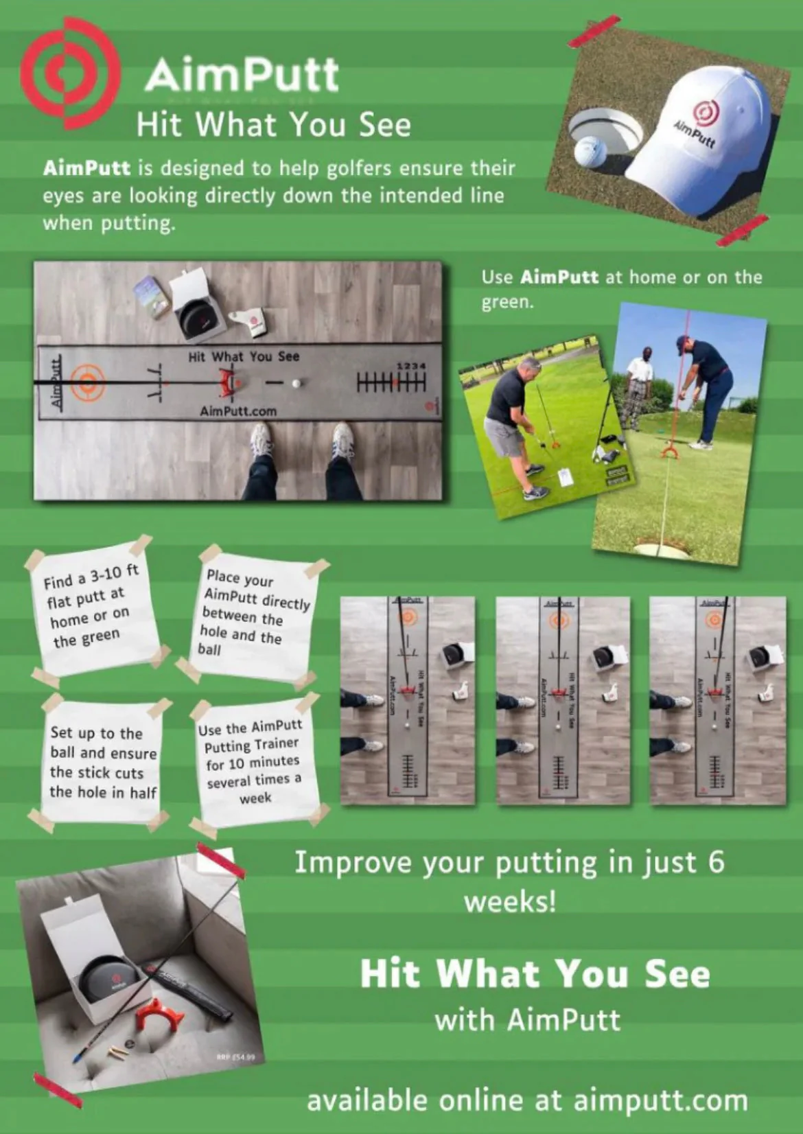 The Aimputt Trainer and The Golf Worm package. - Image 7