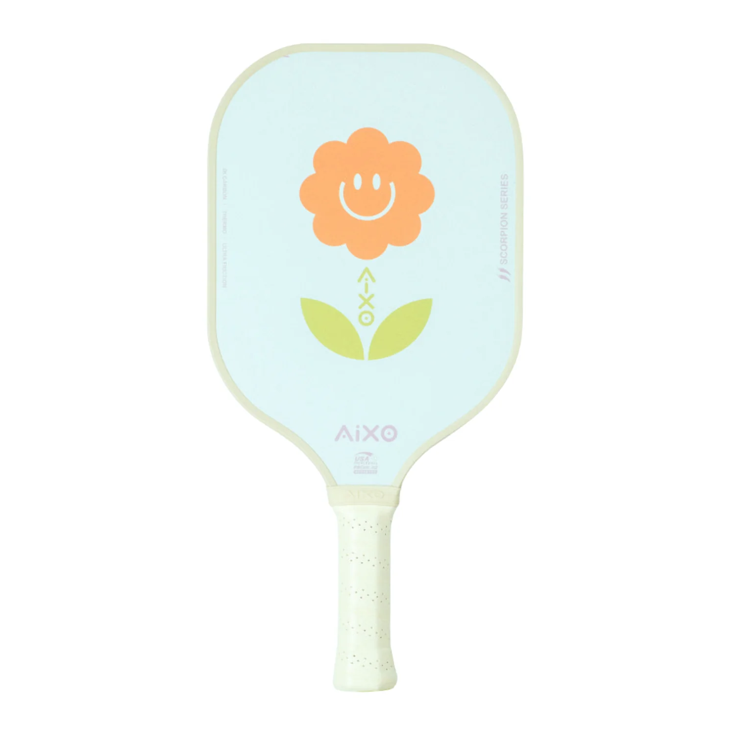 Aixo P11A Scorpion Series Supernature 3K Raw Carbon Pickleball Paddle