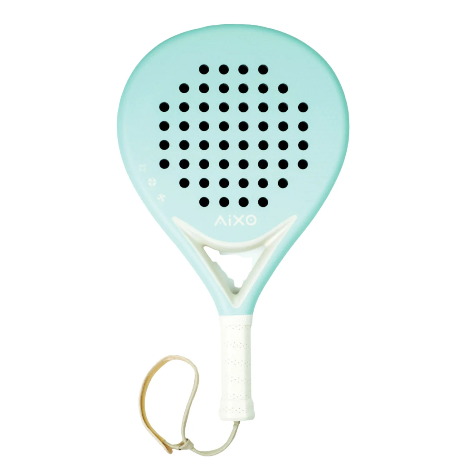 Aixo Pastel de Mint Ghost Padel Racket - Full Carbon - RL-B09 - Image 10