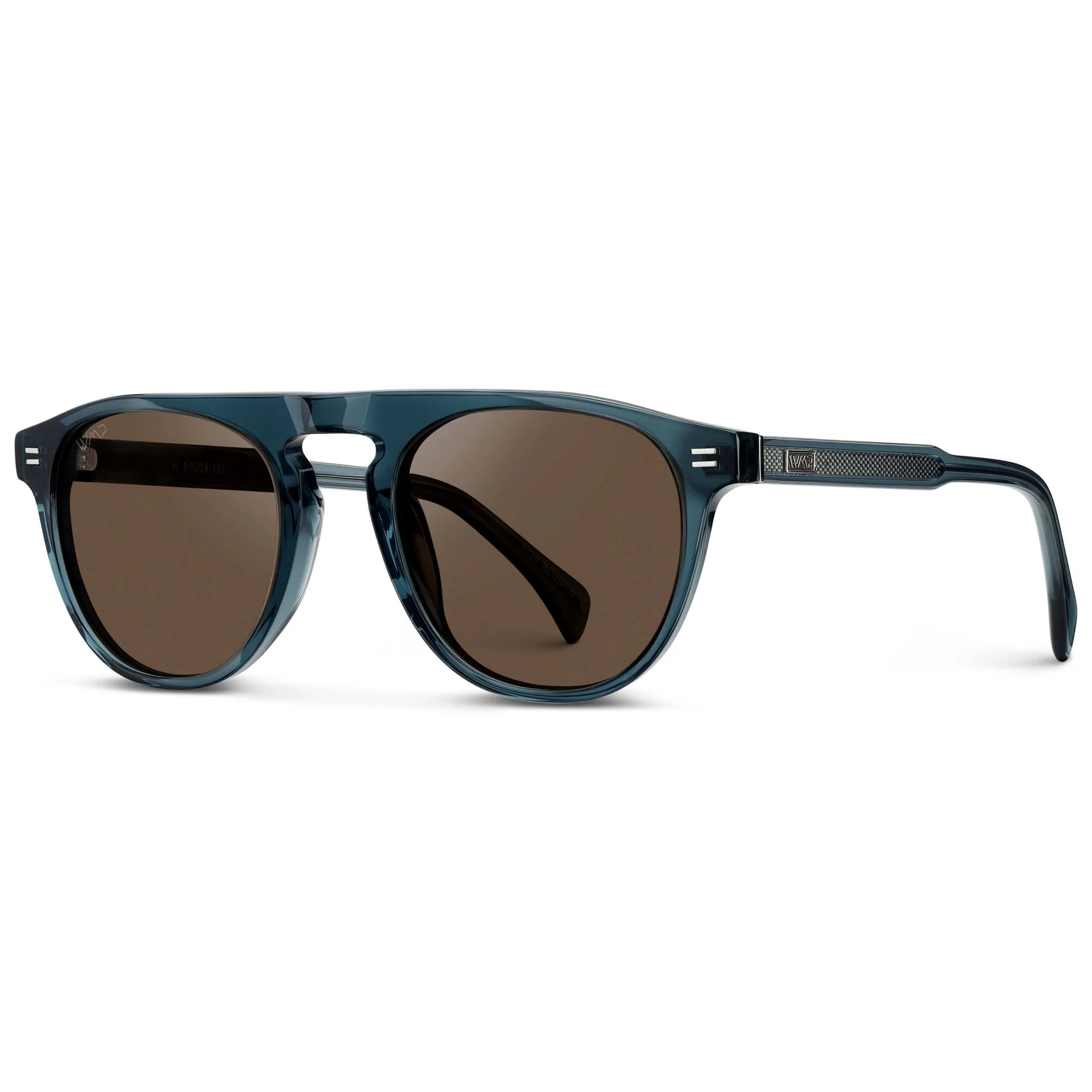AXEL Men's Rounded Aviator Polarized Sunglasses by WMP Eyewear - Image 4