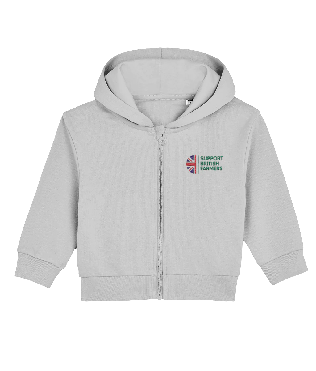 Baby Farmer Hoodie Embroidered Support British Farmers - Image 10
