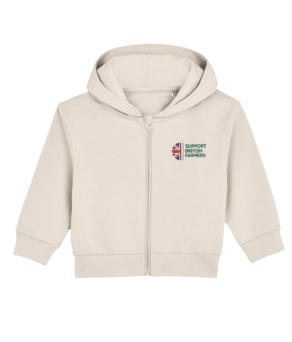 Baby Farmer Hoodie Embroidered Support British Farmers - Image 11