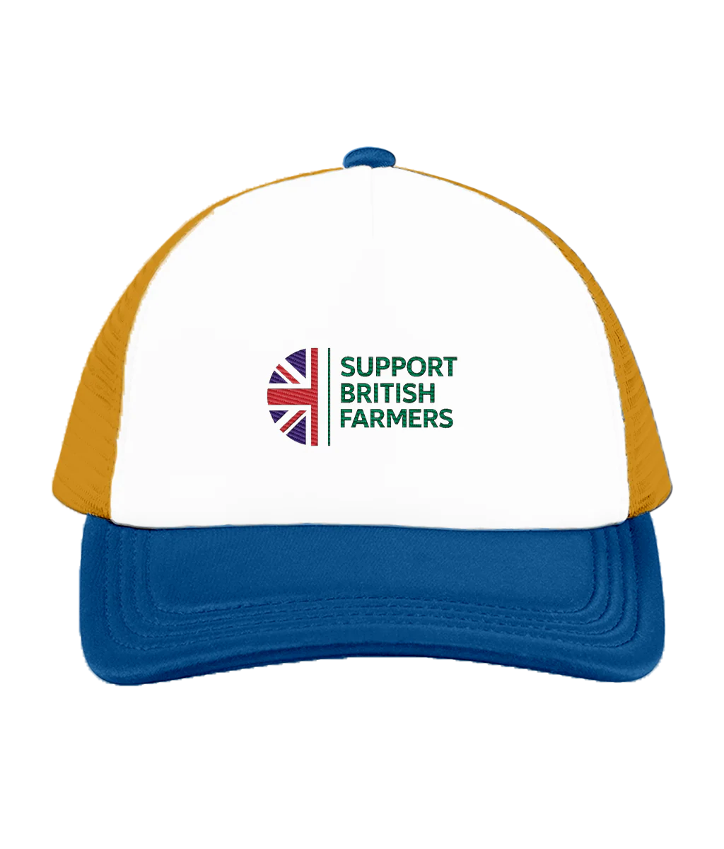 Beechfield Retro Tractor Cap Support British Farmers - Image 4