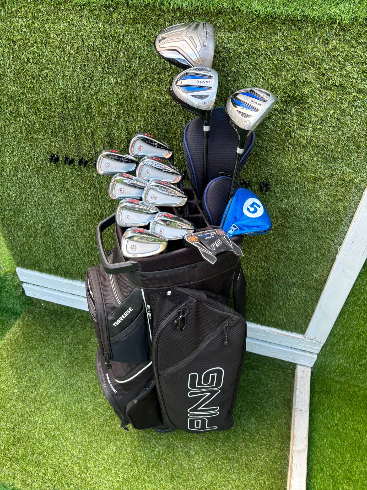 Ben Hogan Apex Edge Pro Forged Golf Set | Cobra FLY-XL Driver | Rife RG7 Putter | PING Traverse Cart Bag - Image 30