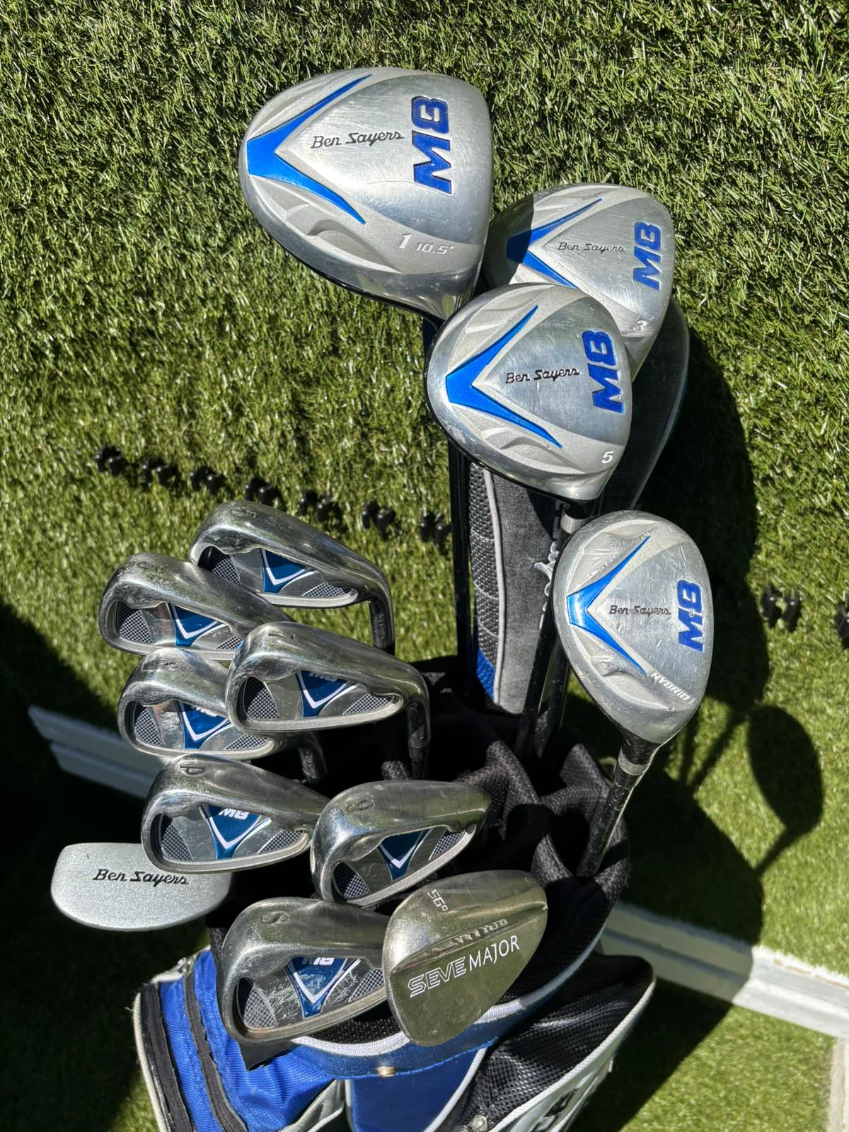 Ben Sayers M7 Golf Set with Matching Woods, Hybrid & Ben Sayers Bag - Image 5