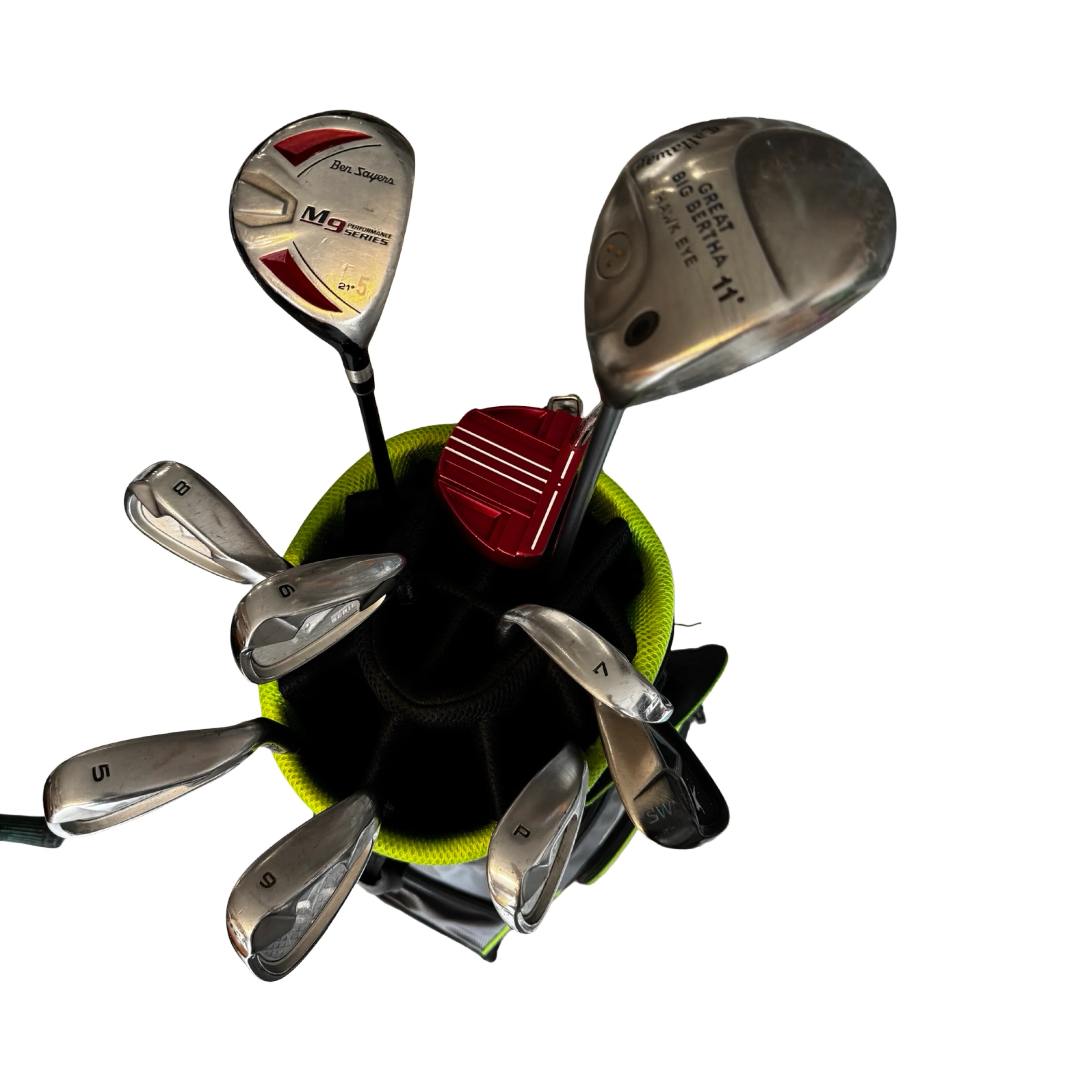 Ben Sayers M9 Graphite Golf Set includes premium graphite-shafted clubs, Cart bag & free delivery - Image 5