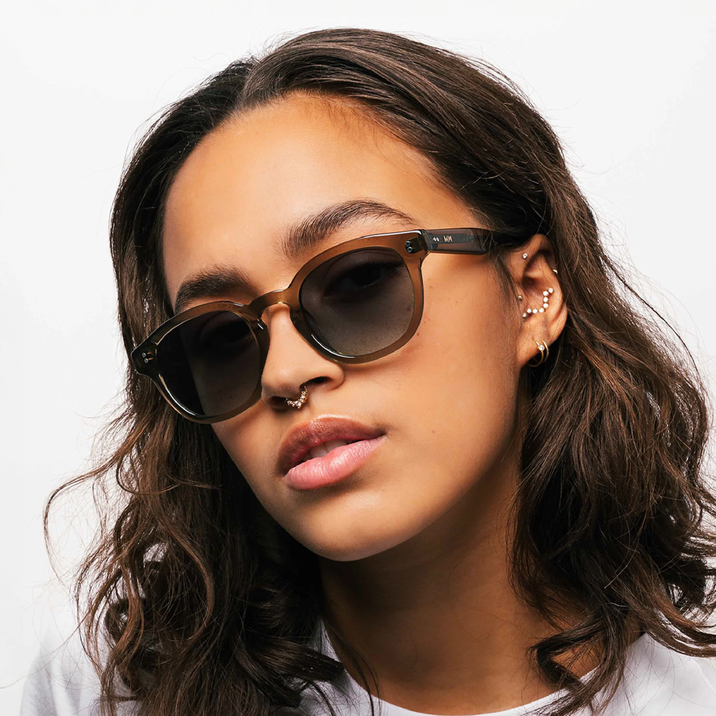Bottle Green Acetate Sunglasses 100% UV Unisex MessyWeekend - Image 4