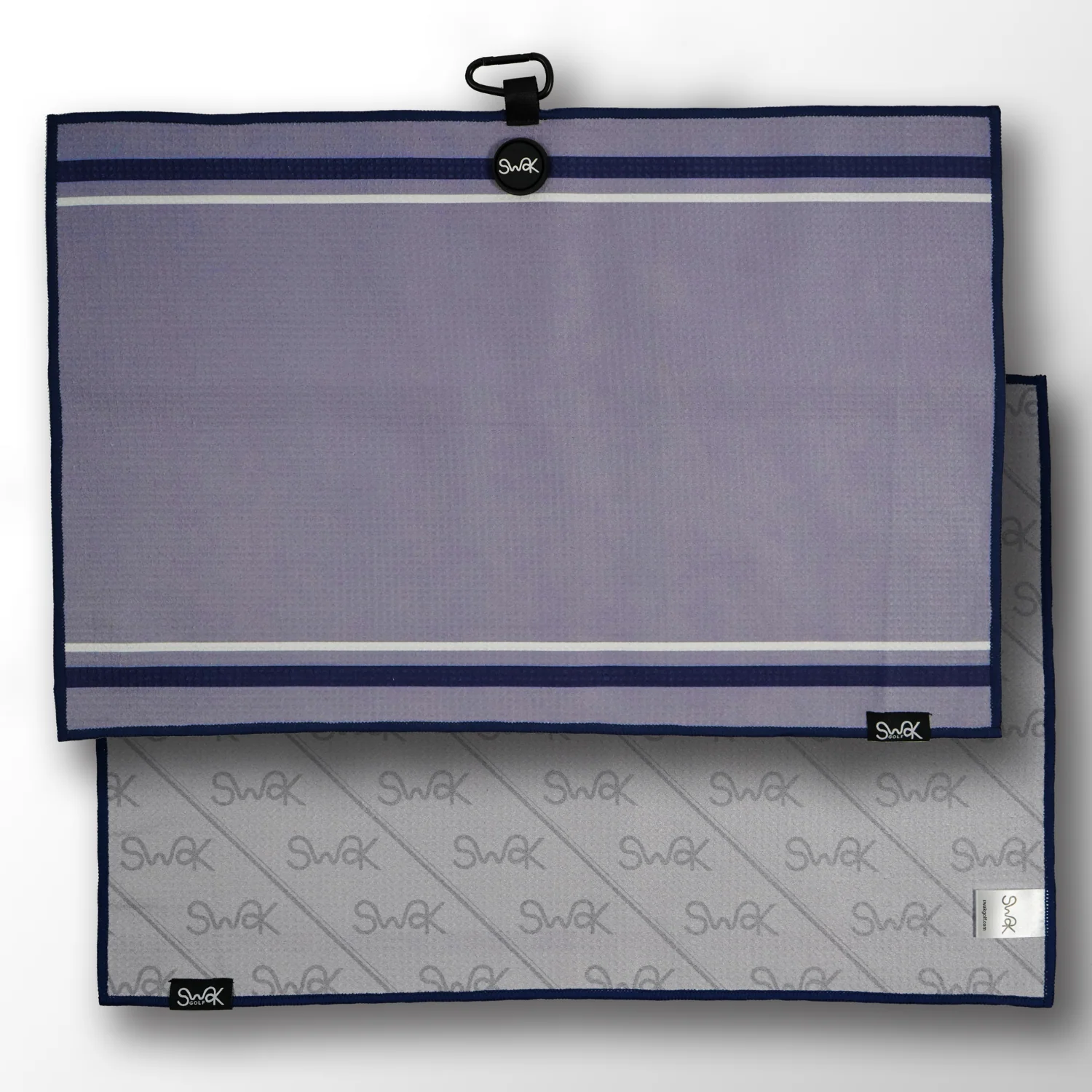 Microfibre Waffle Magnet Golf Towel Blue 40x60cm Quick-Dry