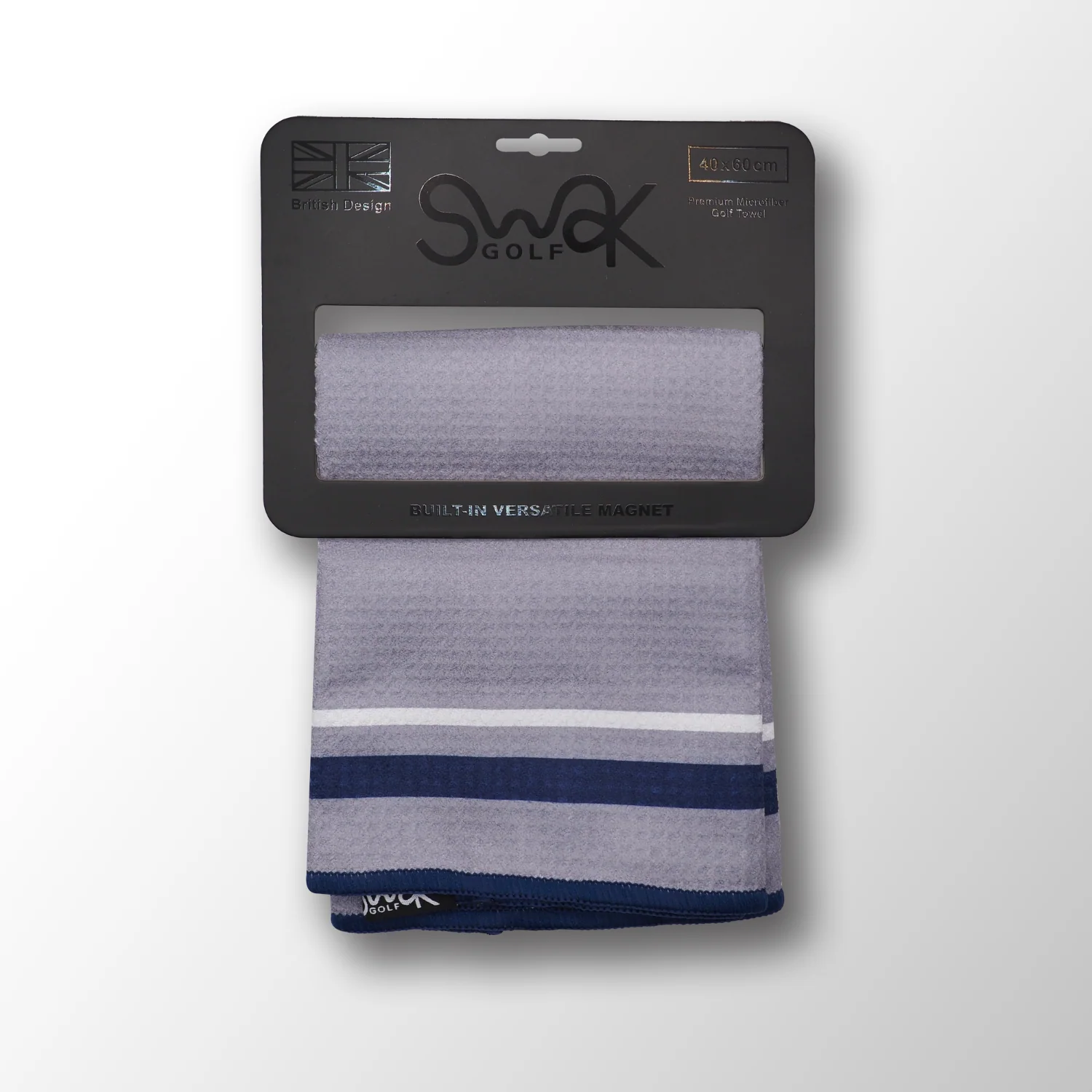 Microfibre Waffle Magnet Golf Towel Blue 40x60cm Quick-Dry - Image 7