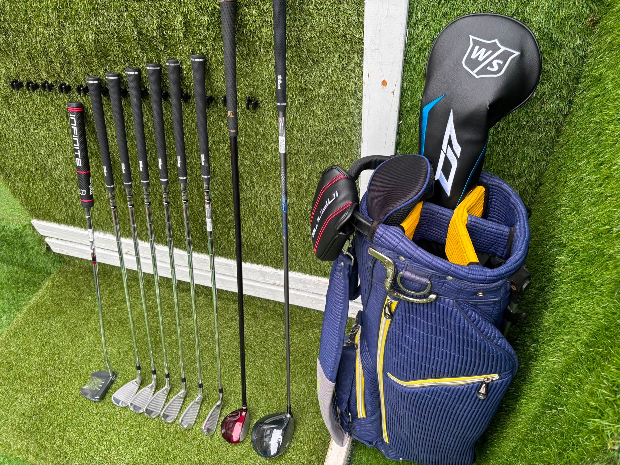 Brand New Wilson Staff D7 XS Golf Set, Brand New Driver & Irons, Brand New Infinite Bucktown Putter, Premium OUUL Stand Bag - Image 33