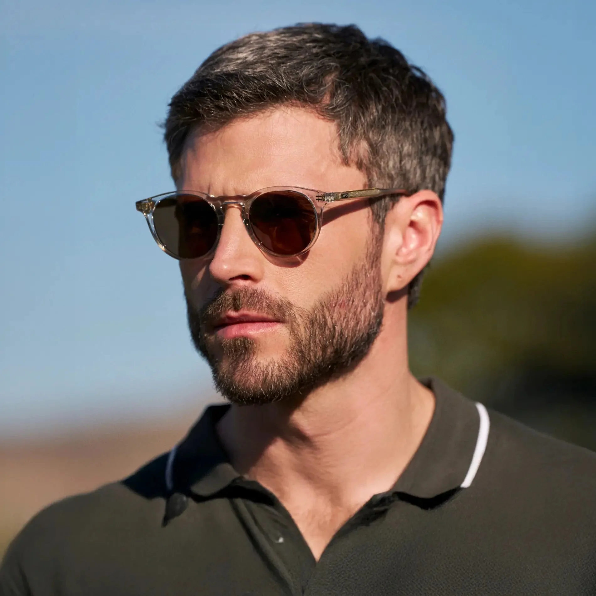 CADDIE Men's Golf Special Edition Sunglasses - Crystal Ice Grey l WMP Eyewear - Image 3