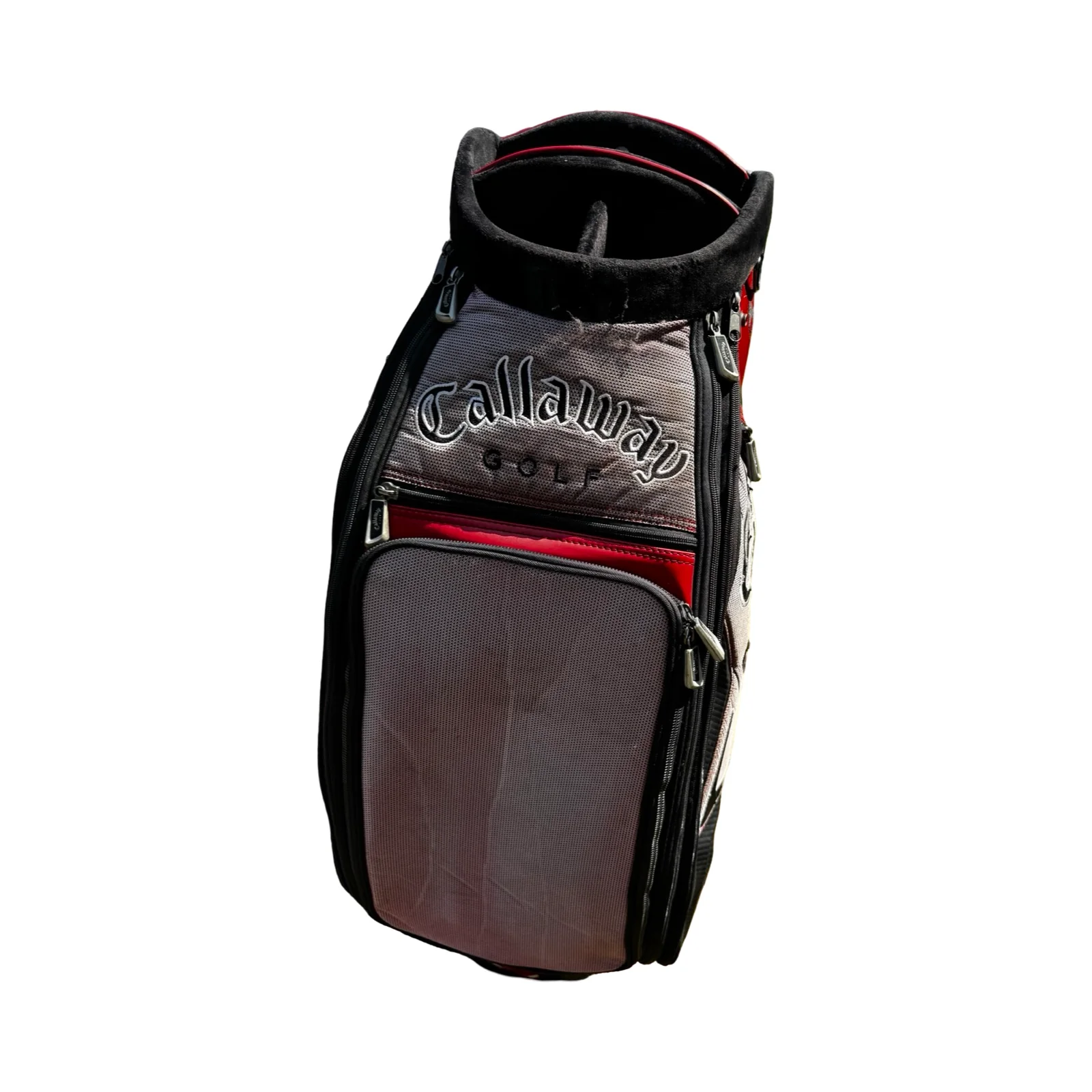 Callaway Big Bertha Diablo Tour Cart Staff Golf Bag in red, black and grey Free Delivery - Image 11