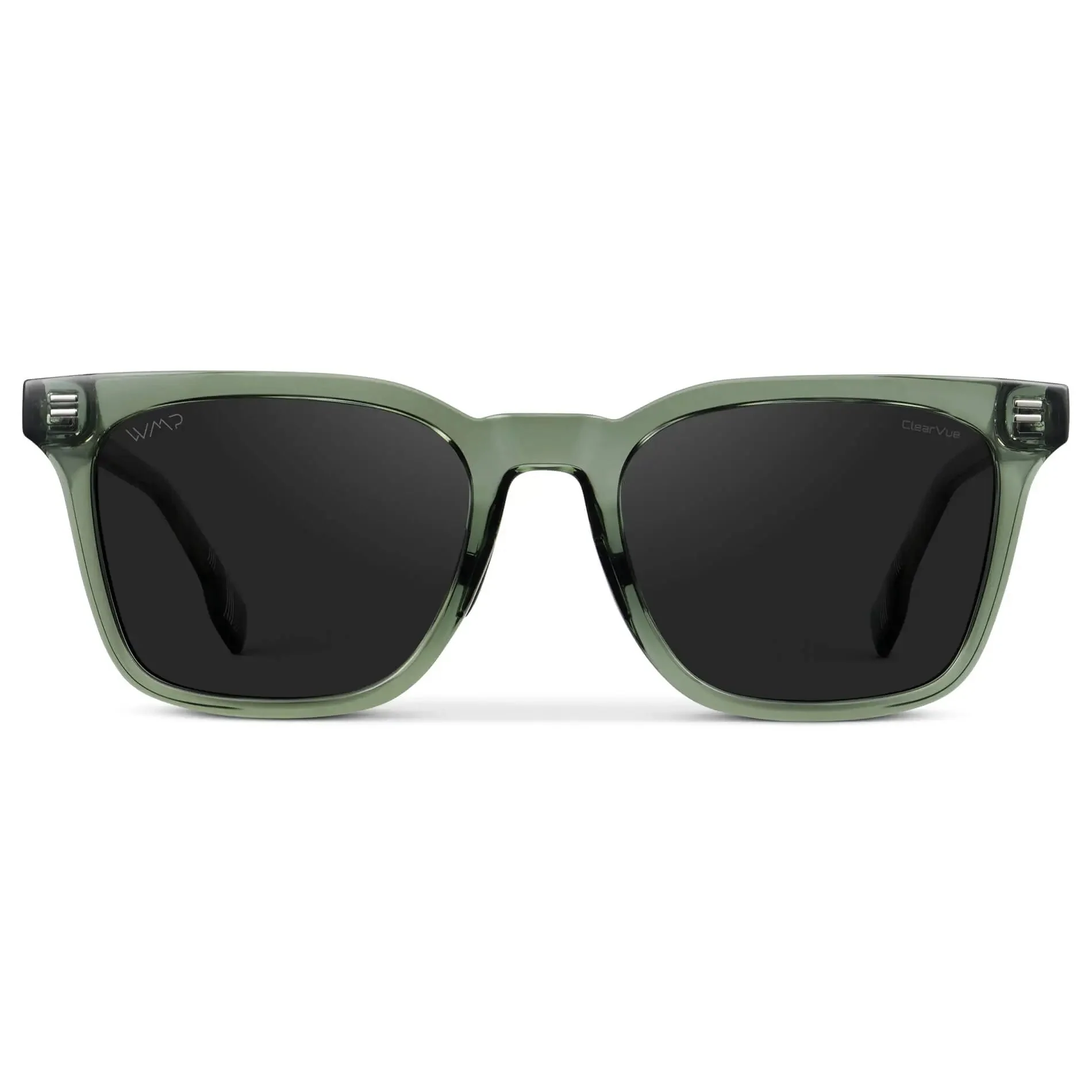 WMP Men's Polarized Golf Sunglasses – Crystal Agave Acetate