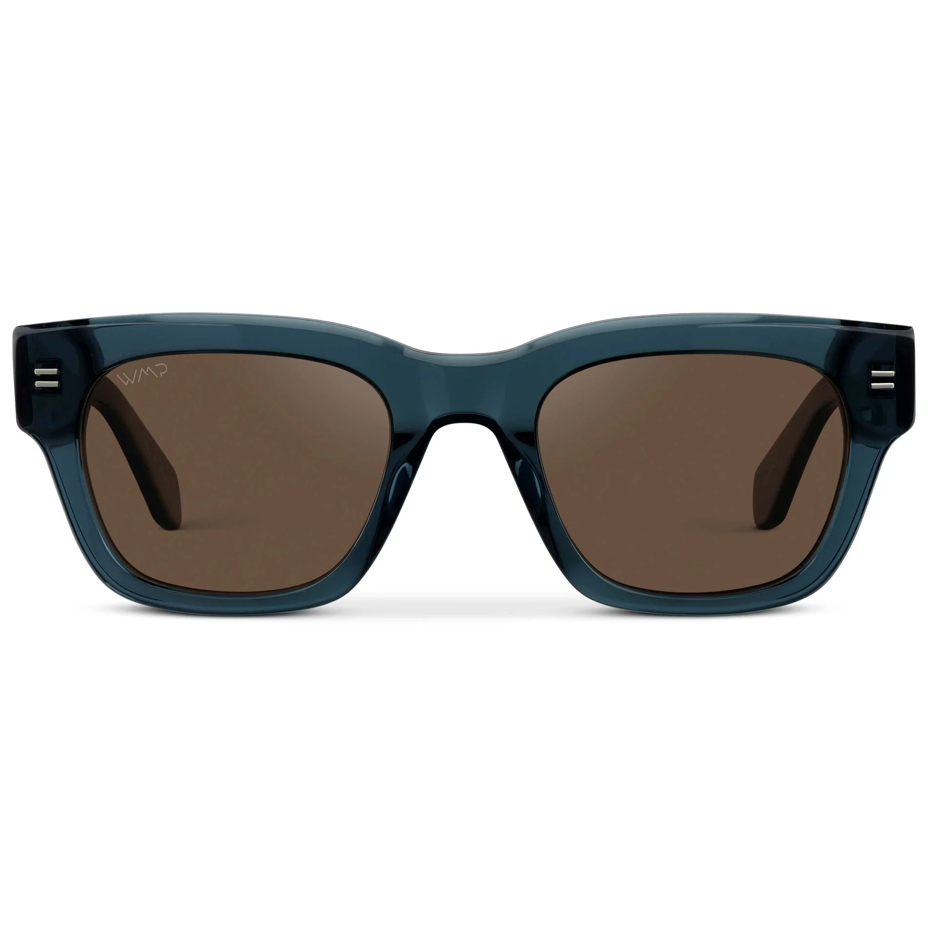 CLINT Men's Oversized Rectangular Polarized Acetate Sunglasses by WMP Eyewear