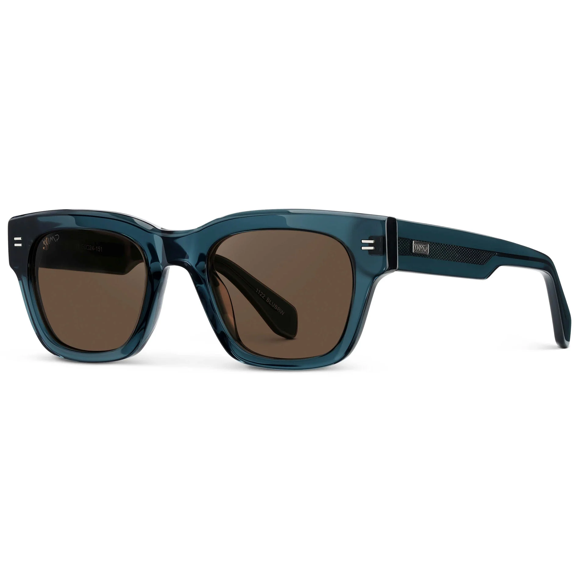 CLINT Men's Oversized Rectangular Polarized Acetate Sunglasses by WMP Eyewear - Image 4