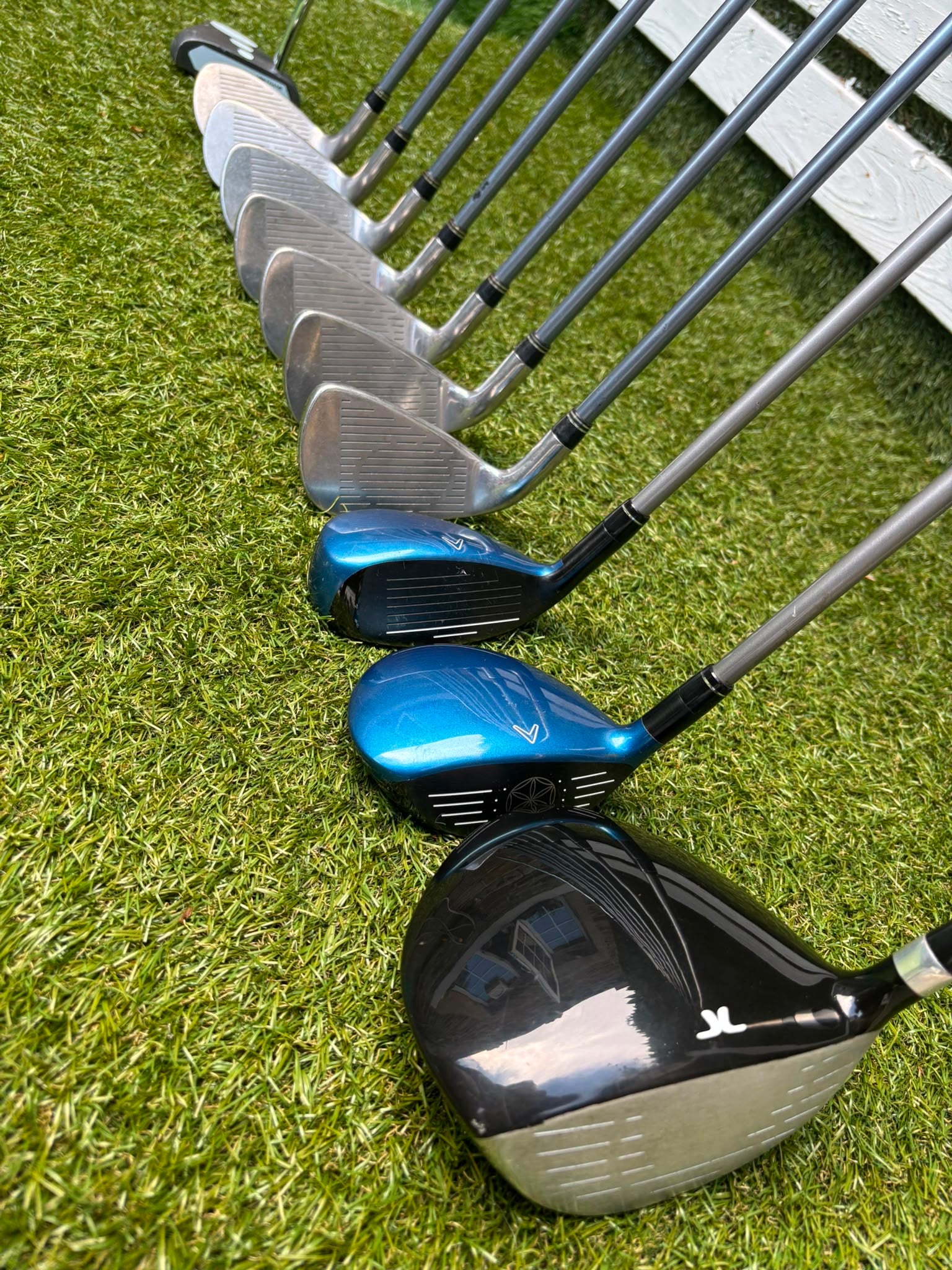 Cobra 3100 I/H Ladies Graphite Irons, Callaway Solaire Woods & RAM Force Cart Bag - Image 17