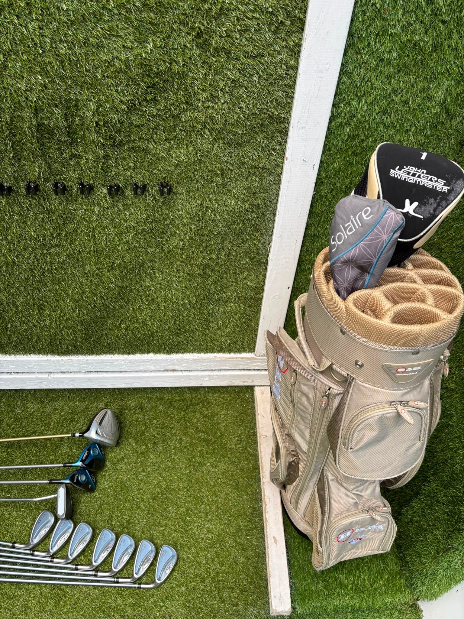 Cobra 3100 I/H Ladies Graphite Irons, Callaway Solaire Woods & RAM Force Cart Bag - Image 25