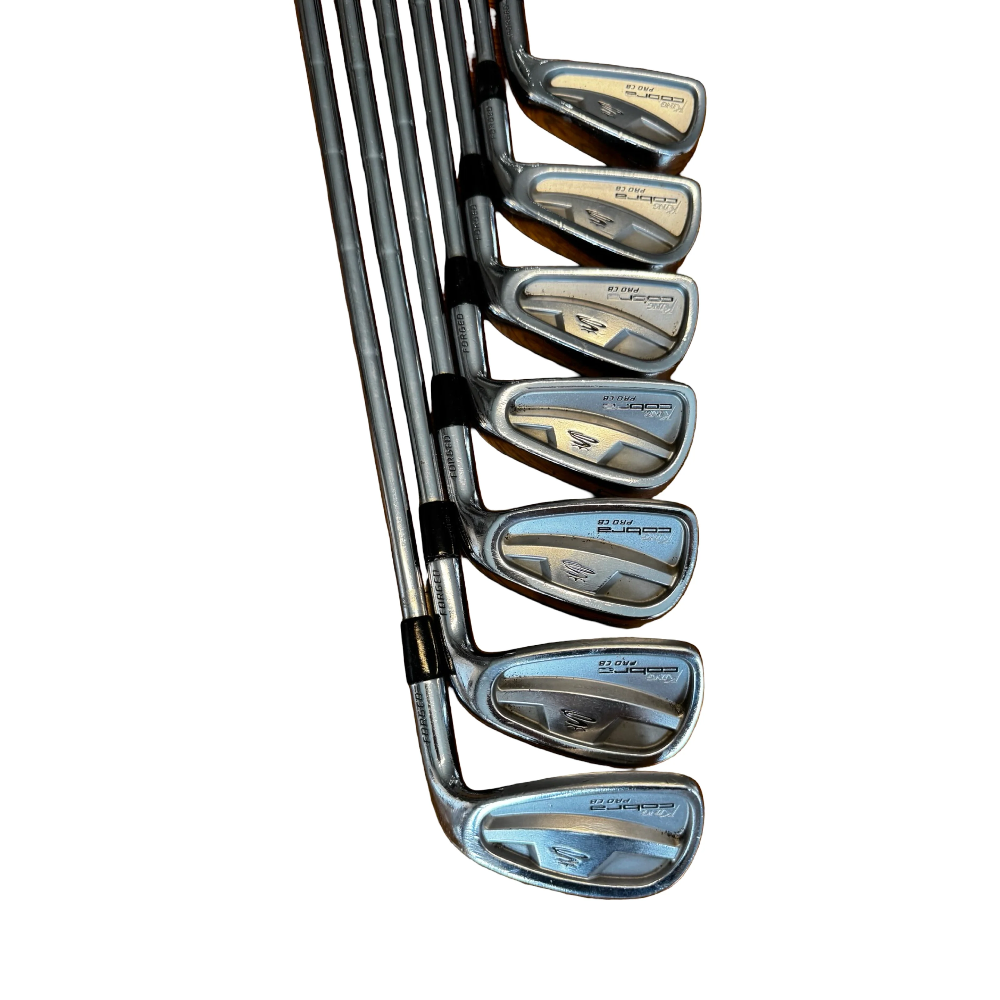Cobra Pro CB Iron Set 4-PW Stiff Flex Free Next Day Delivery & Golf Tees Included - Image 6