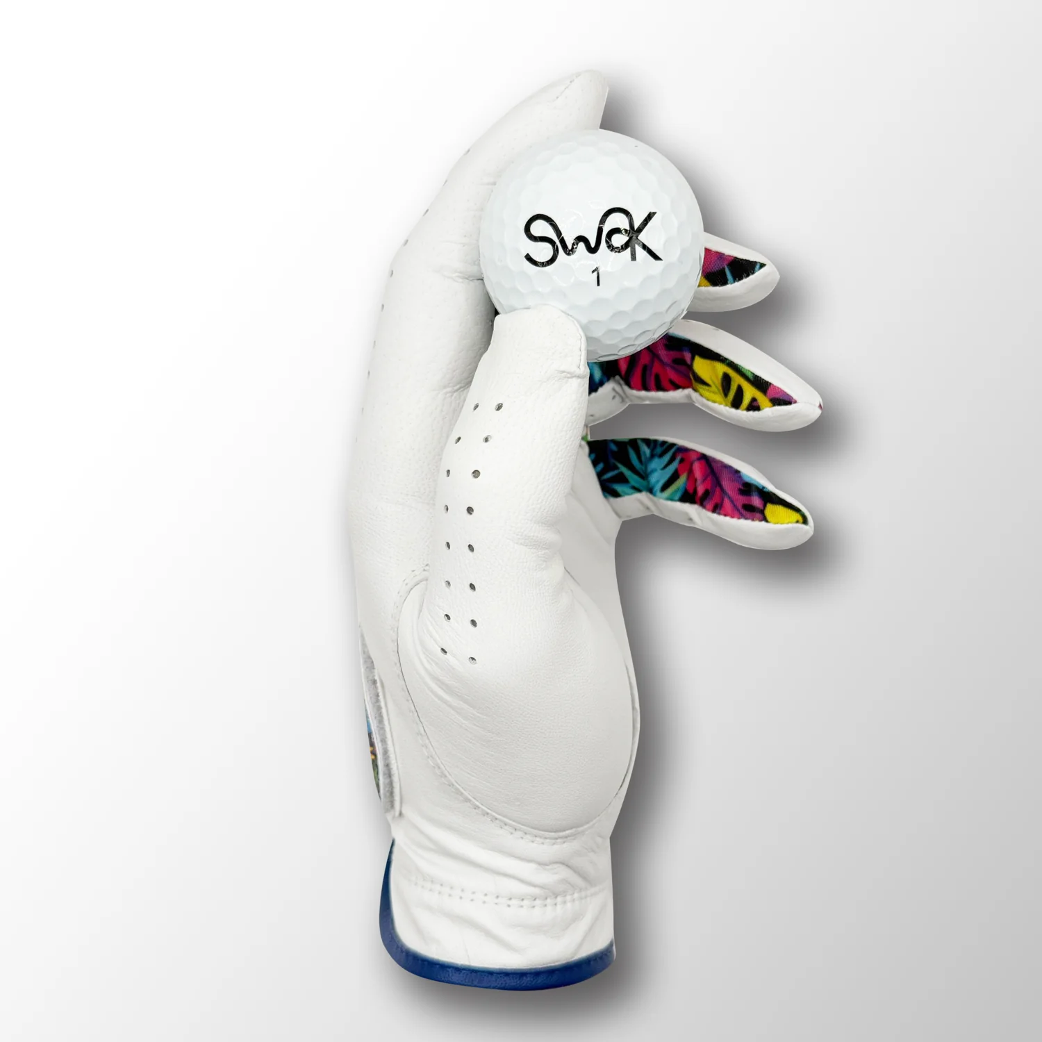 Cabretta Leather Golf Glove – Leaf Pattern, Unisex, Strong Grip - Image 3