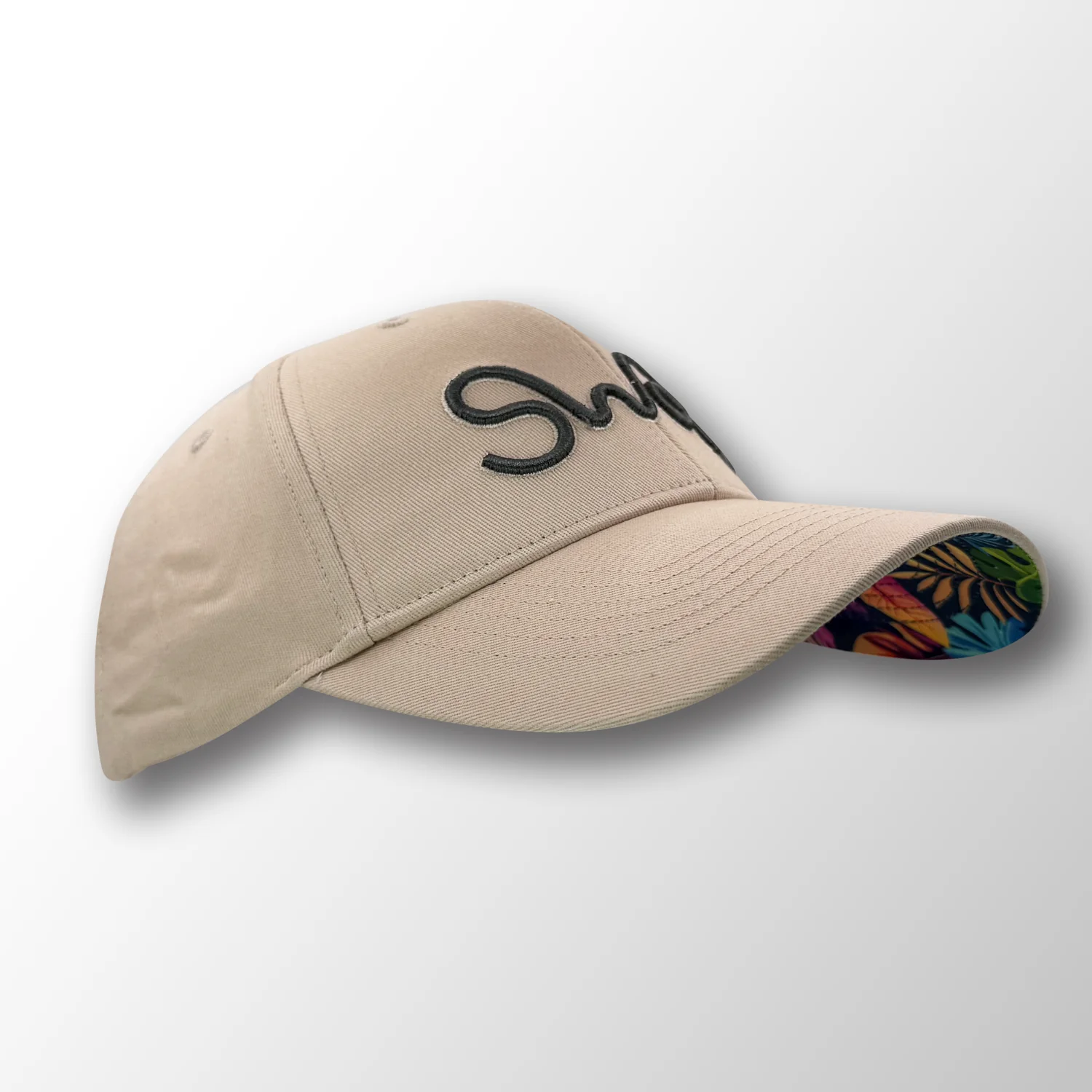 SWAK Colourful Leaves Cotton Baseball Cap – Breathable Jungle Print - Image 5