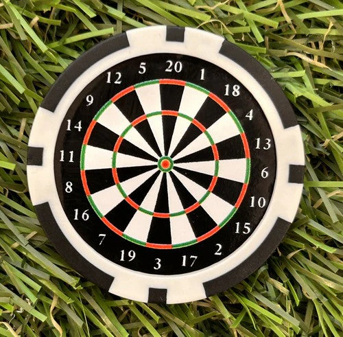 Dartboard Golf  Poker Chip Marker - Image 2