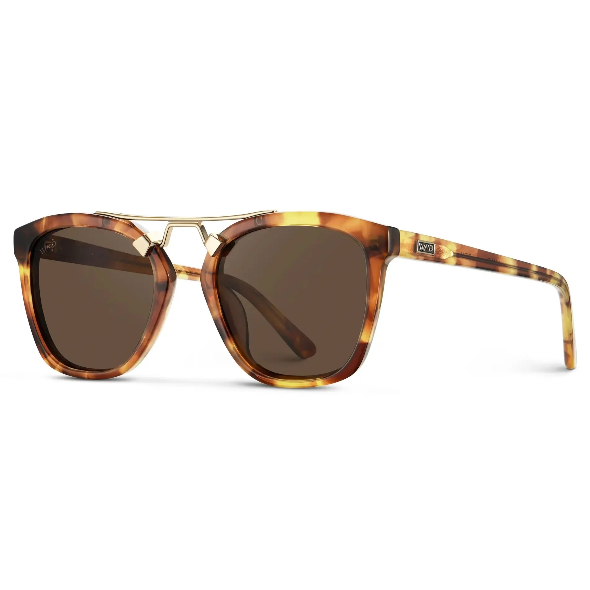 DEMI Oversized Women's Sunglasses in Honeycomb Tortoise WMP Eyewear - Image 4