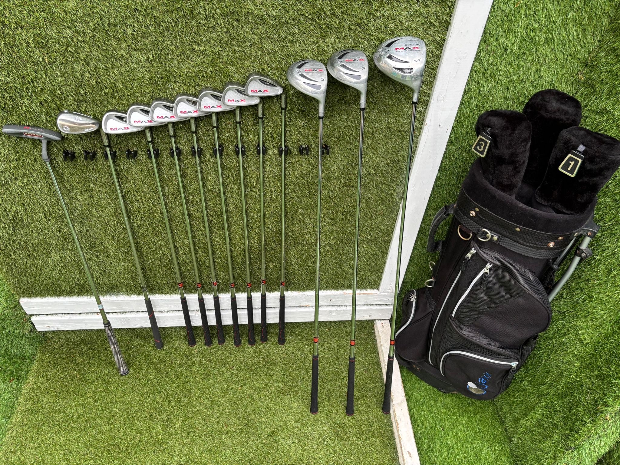 Dunlop MAX Golf Set with Matching Woods, 64° Wedge & Jaxx Stand Bag - Image 10