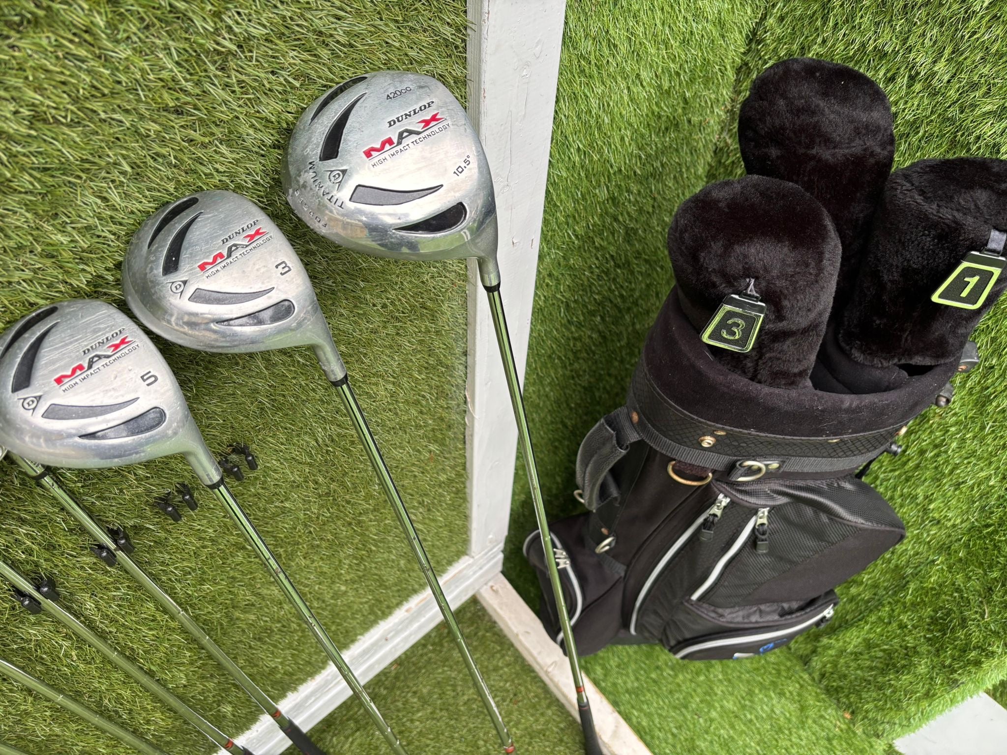Dunlop MAX Golf Set with Matching Woods, 64° Wedge & Jaxx Stand Bag - Image 16